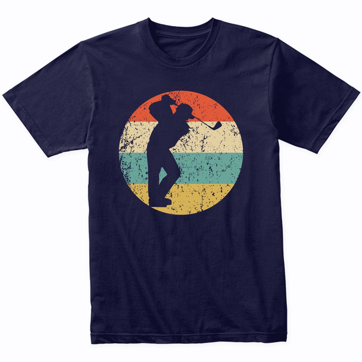 Retro Golfer 1960's 1970's Vintage Style Golfing T-Shirt
