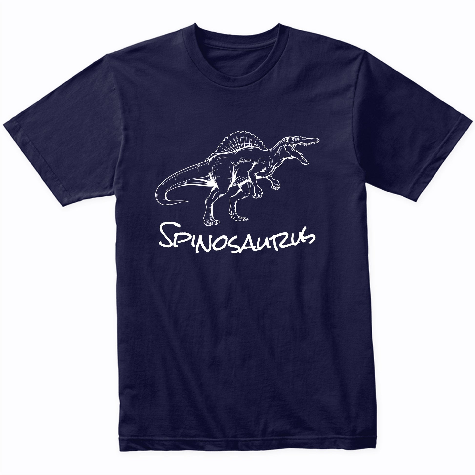 Spinosaurus Sketch Cool Prehistoric Animal Dinosaur T-Shirt