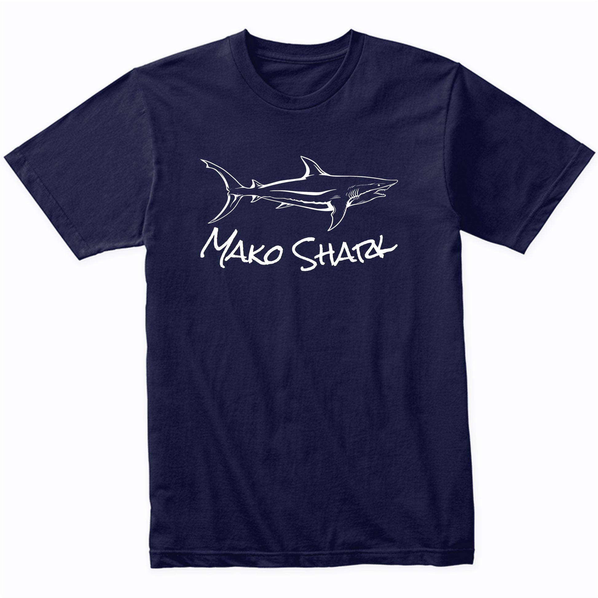 Mako Shark Sketch Cool Shark T-Shirt