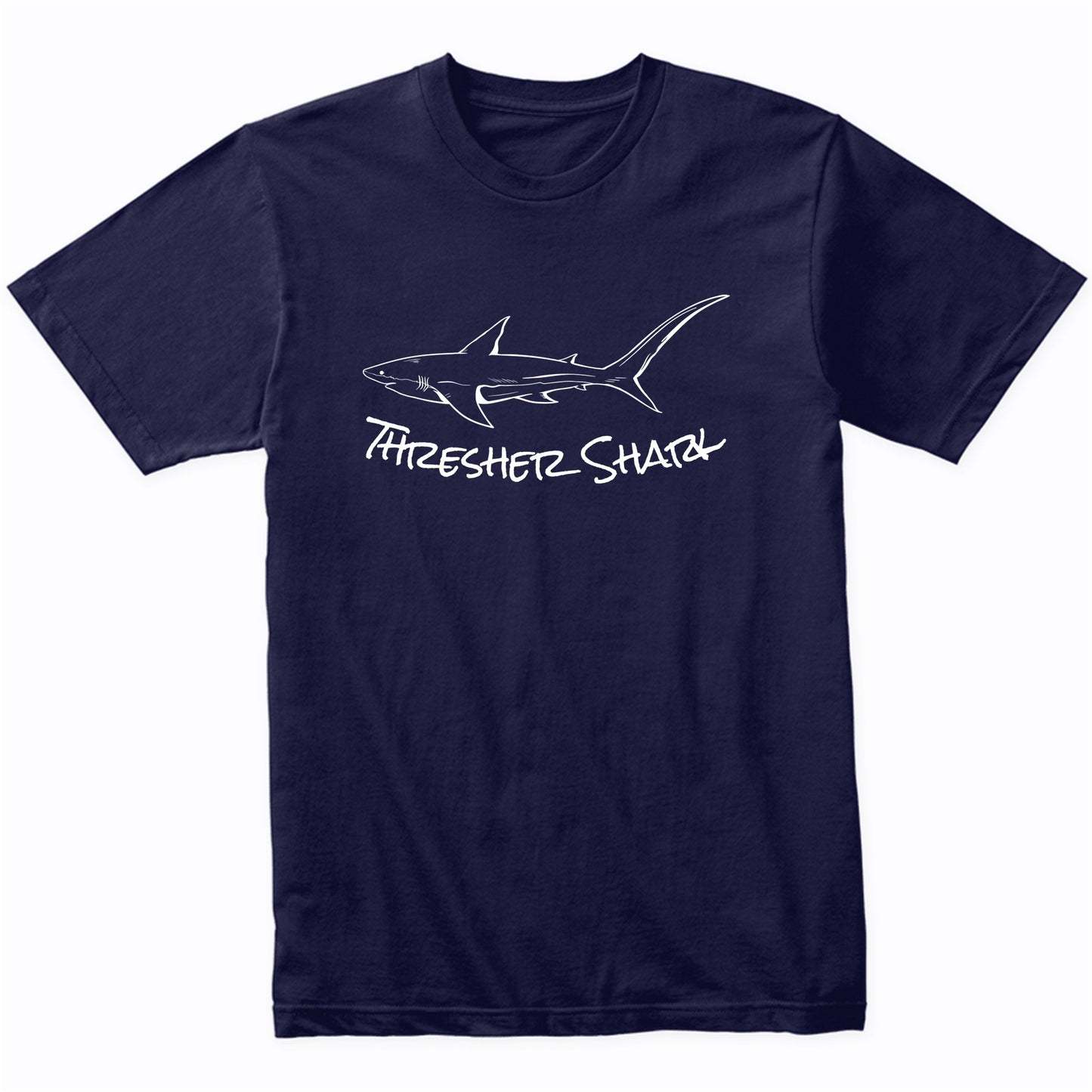 Thresher Shark Sketch Cool Shark T-Shirt