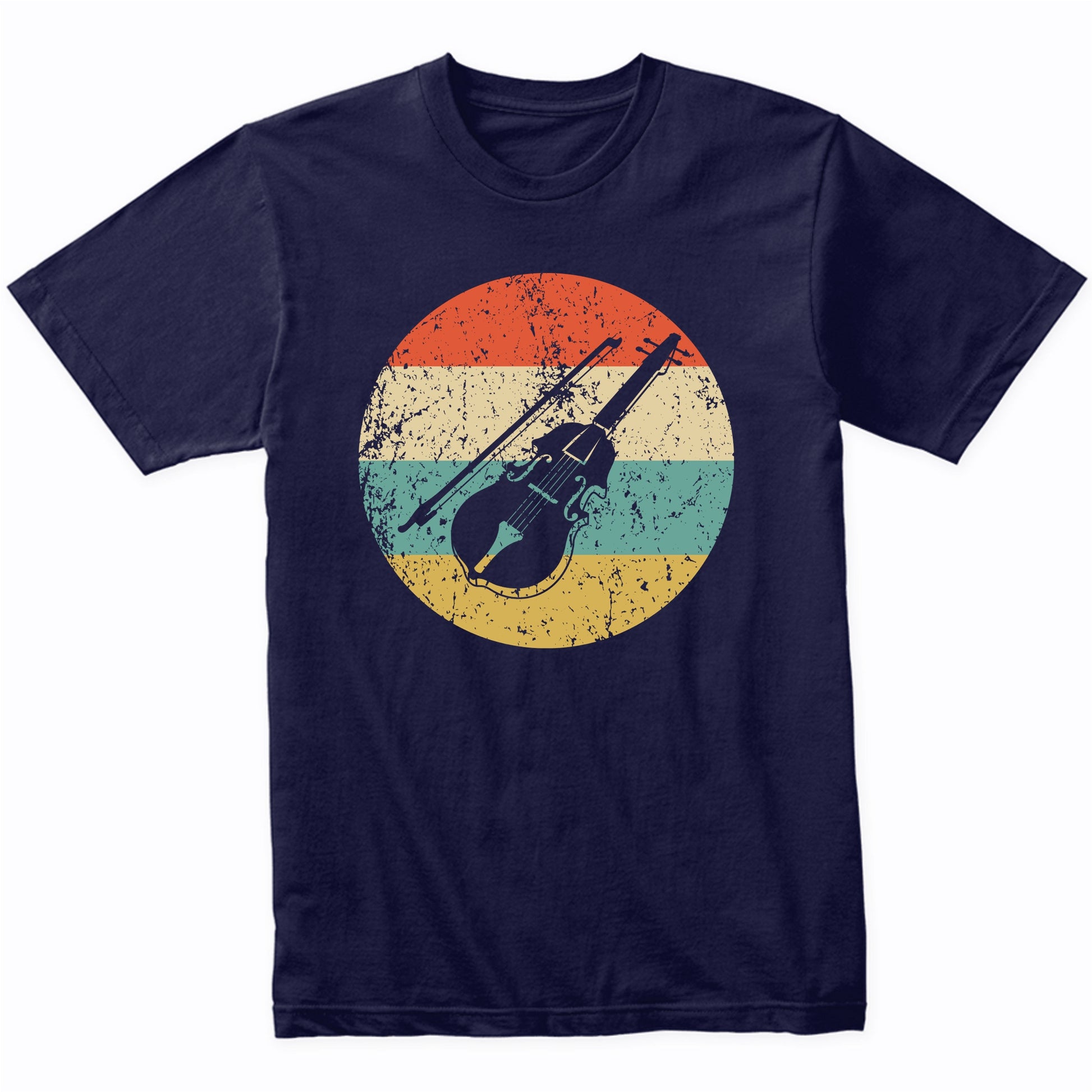 Violin Viola Retro Music Musician Musical Instrument T-Shirt