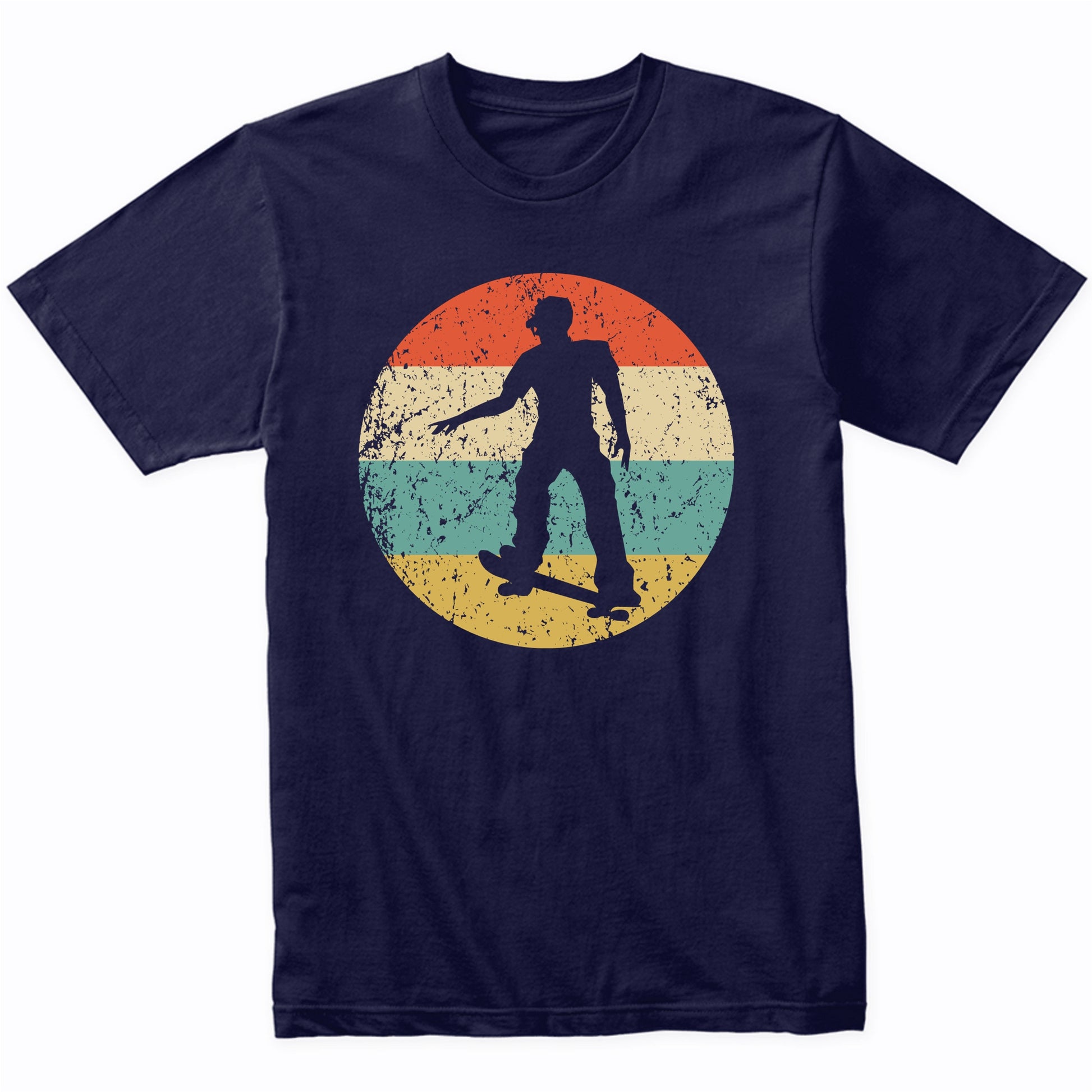 Skateboarder Skateboarding Skater Retro Skateboard T-Shirt