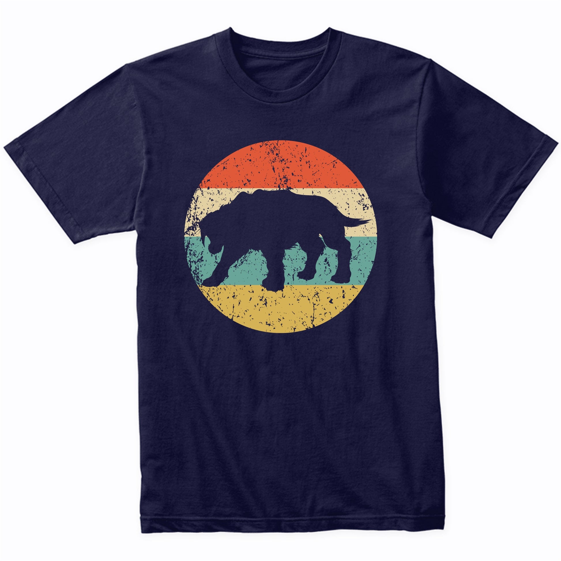 Saber-Toothed Tiger Smilodon Retro Prehistoric Cat T-Shirt