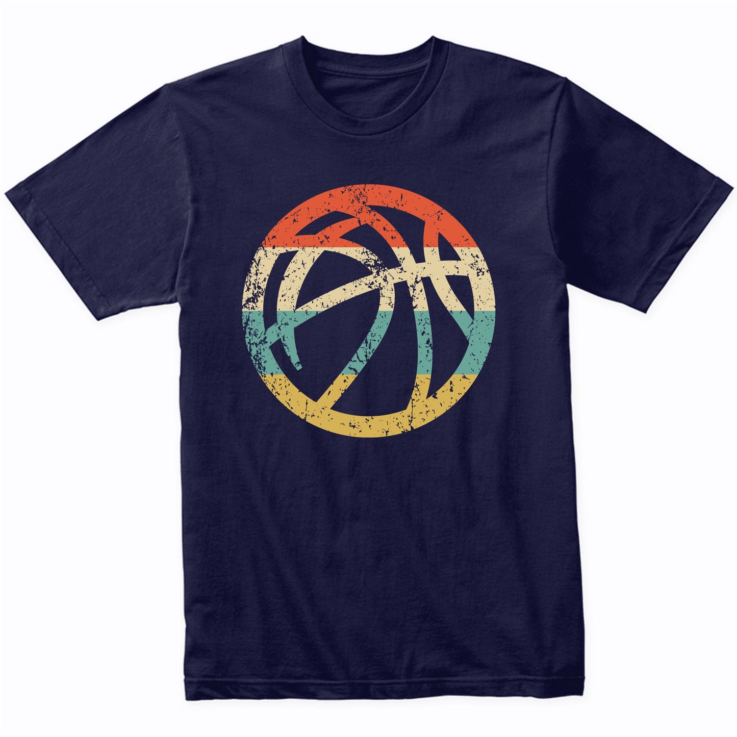 Basketball Icon Retro Basketball T-Shirt