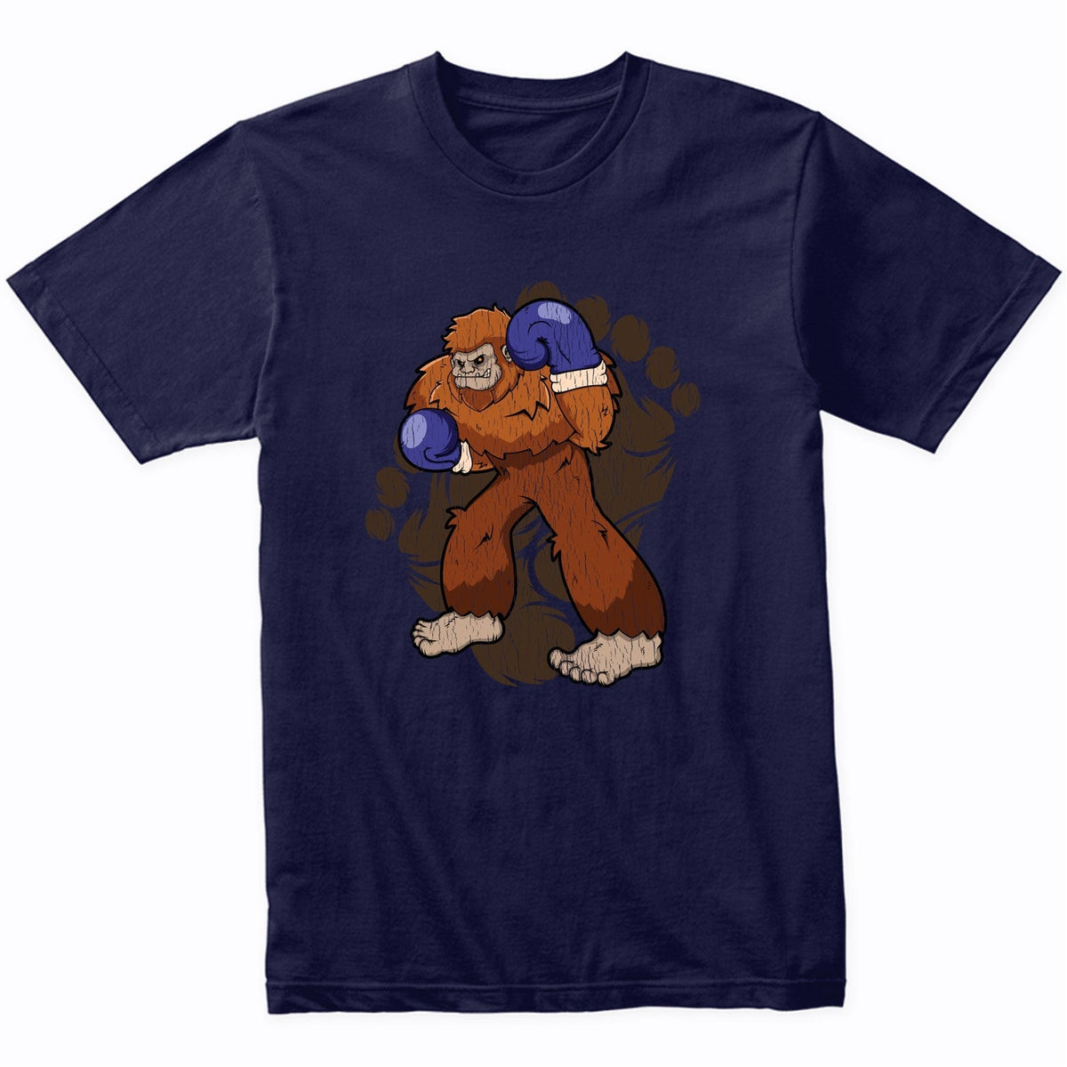 Bigfoot Boxing Shirt - Sasquatch Boxing T-Shirt