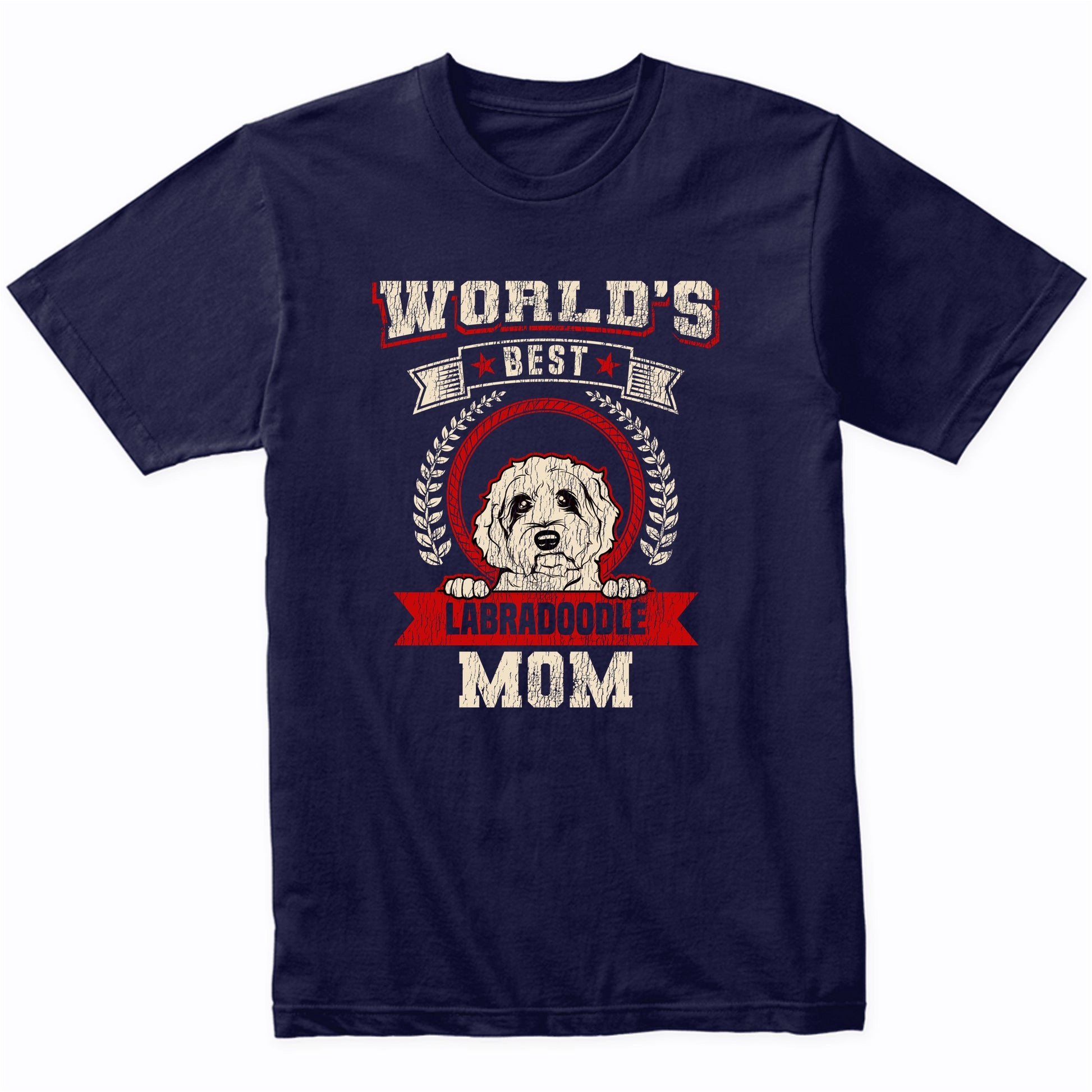 World's Best Labradoodle Mom Dog Breed T-Shirt