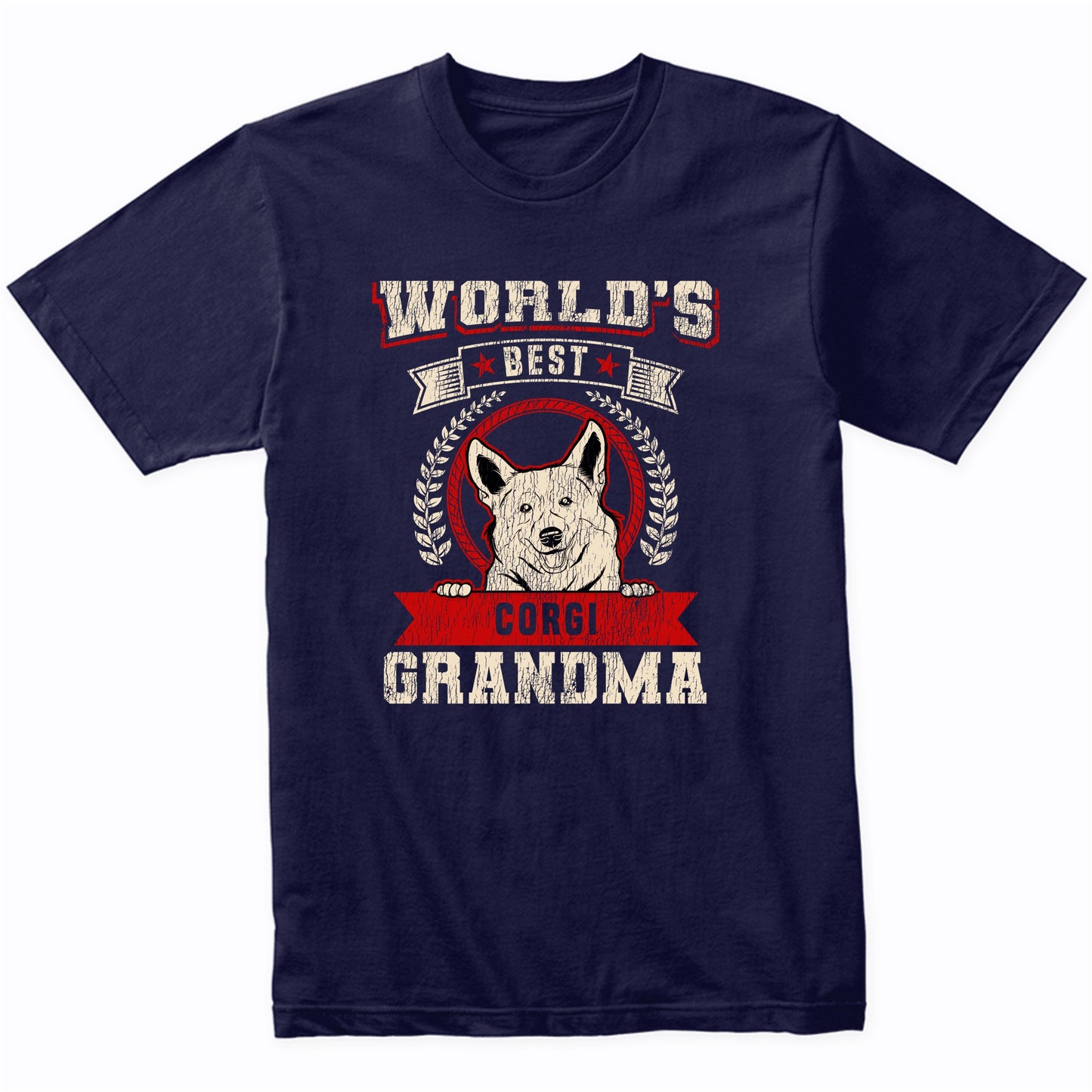 World's Best Corgi Grandma Dog Breed T-Shirt