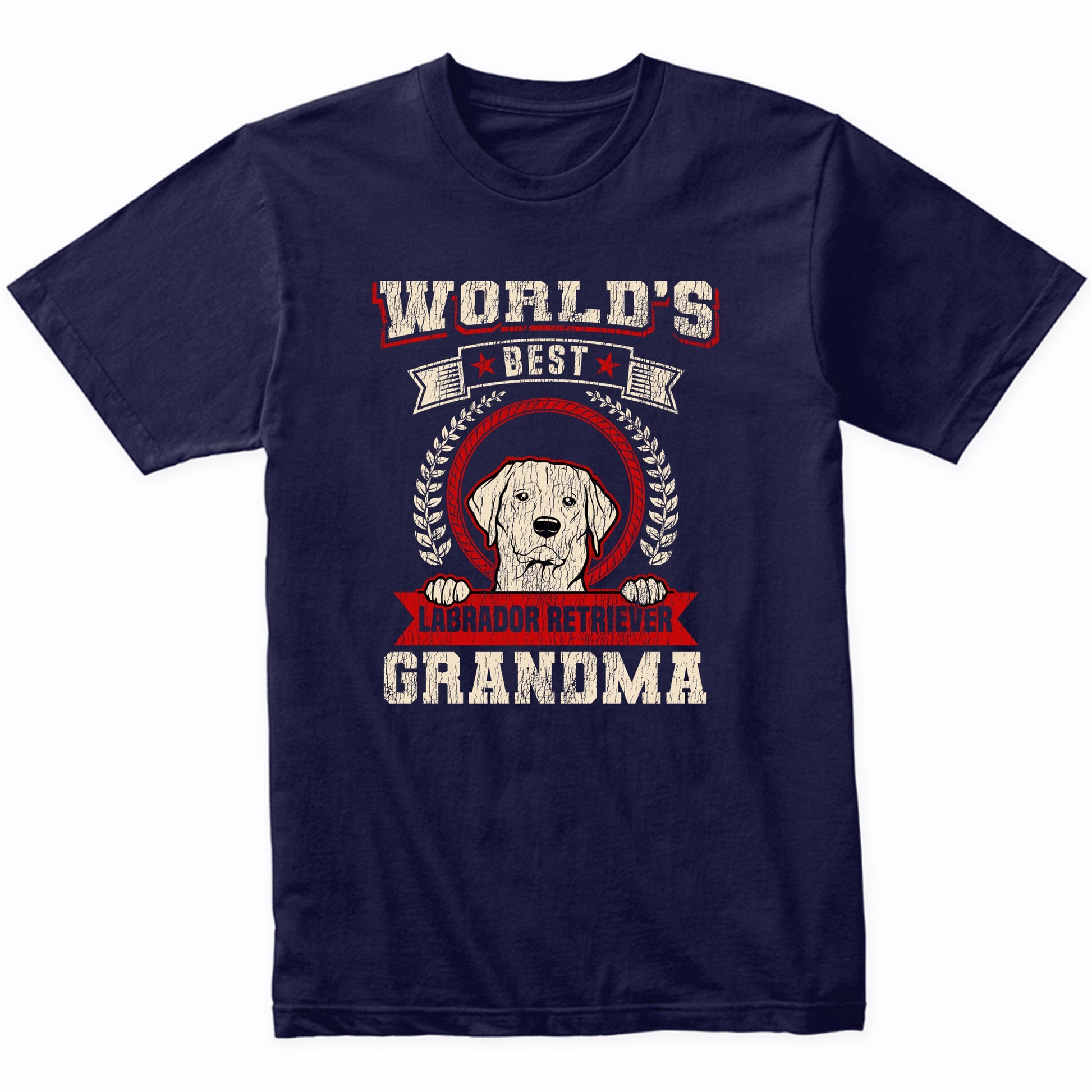 World's Best Labrador Retriever Grandma Dog Breed T-Shirt