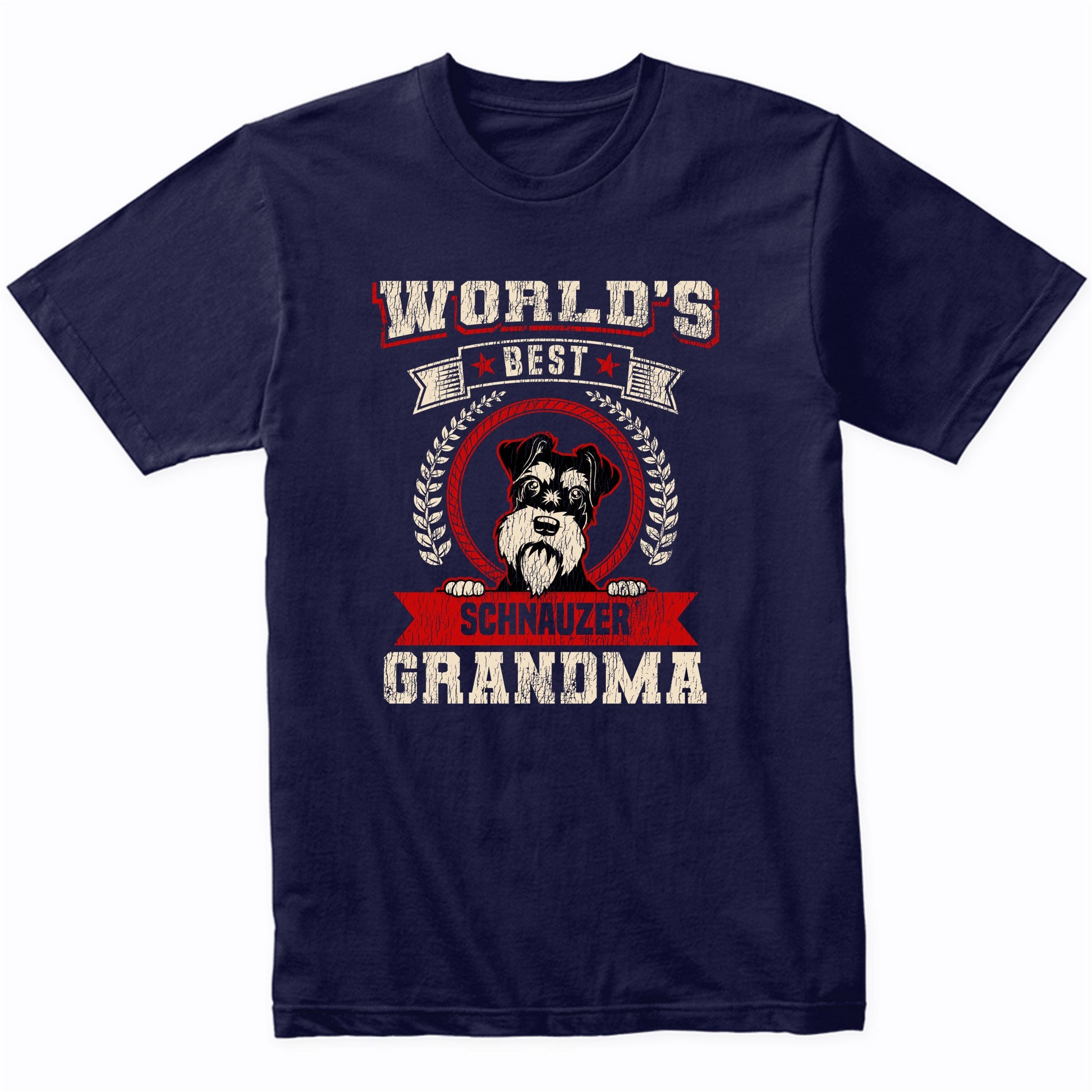 World's Best Schnauzer Grandma Dog Breed T-Shirt