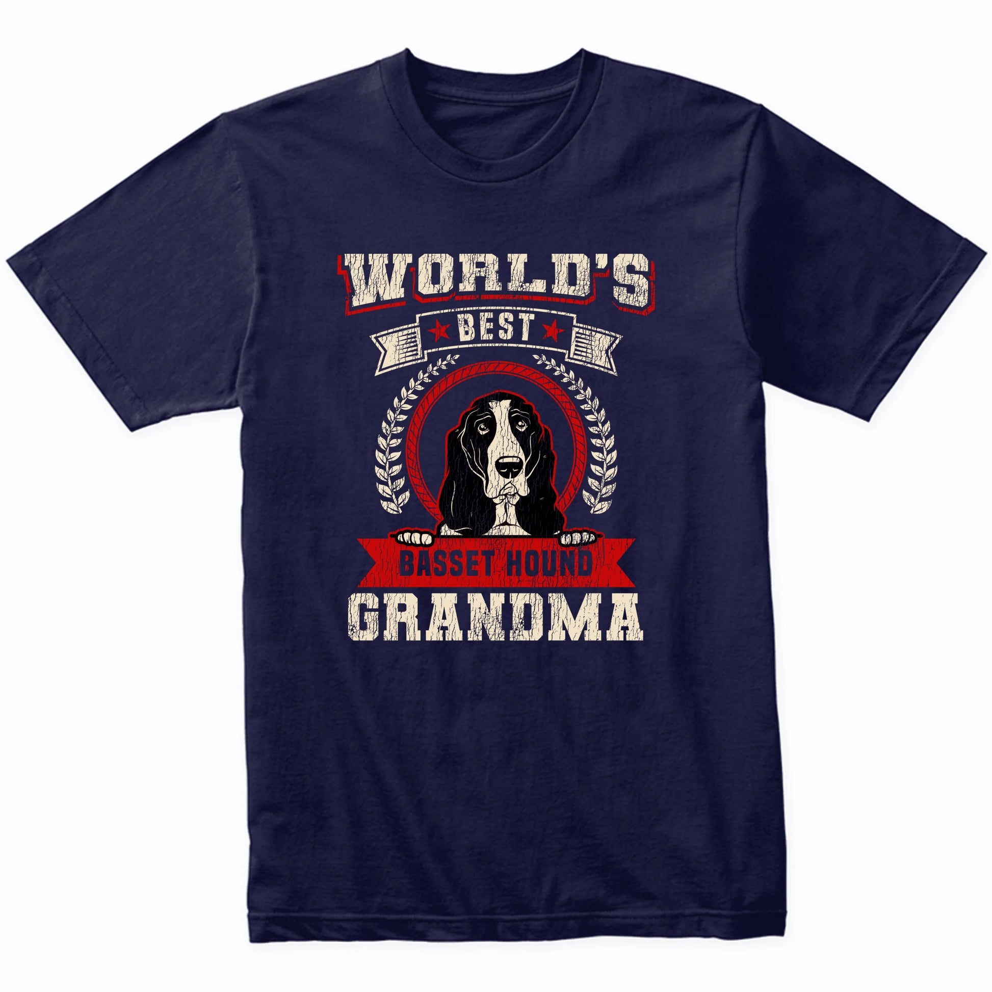 World's Best Basset Hound Grandma Dog Breed T-Shirt