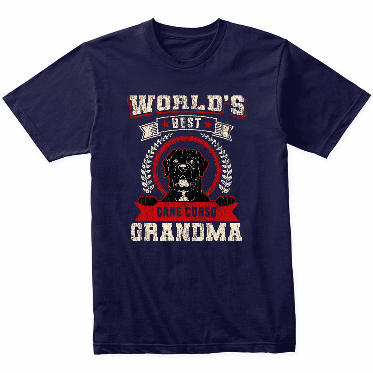 World's Best Cane Corso Grandma Dog Breed T-Shirt