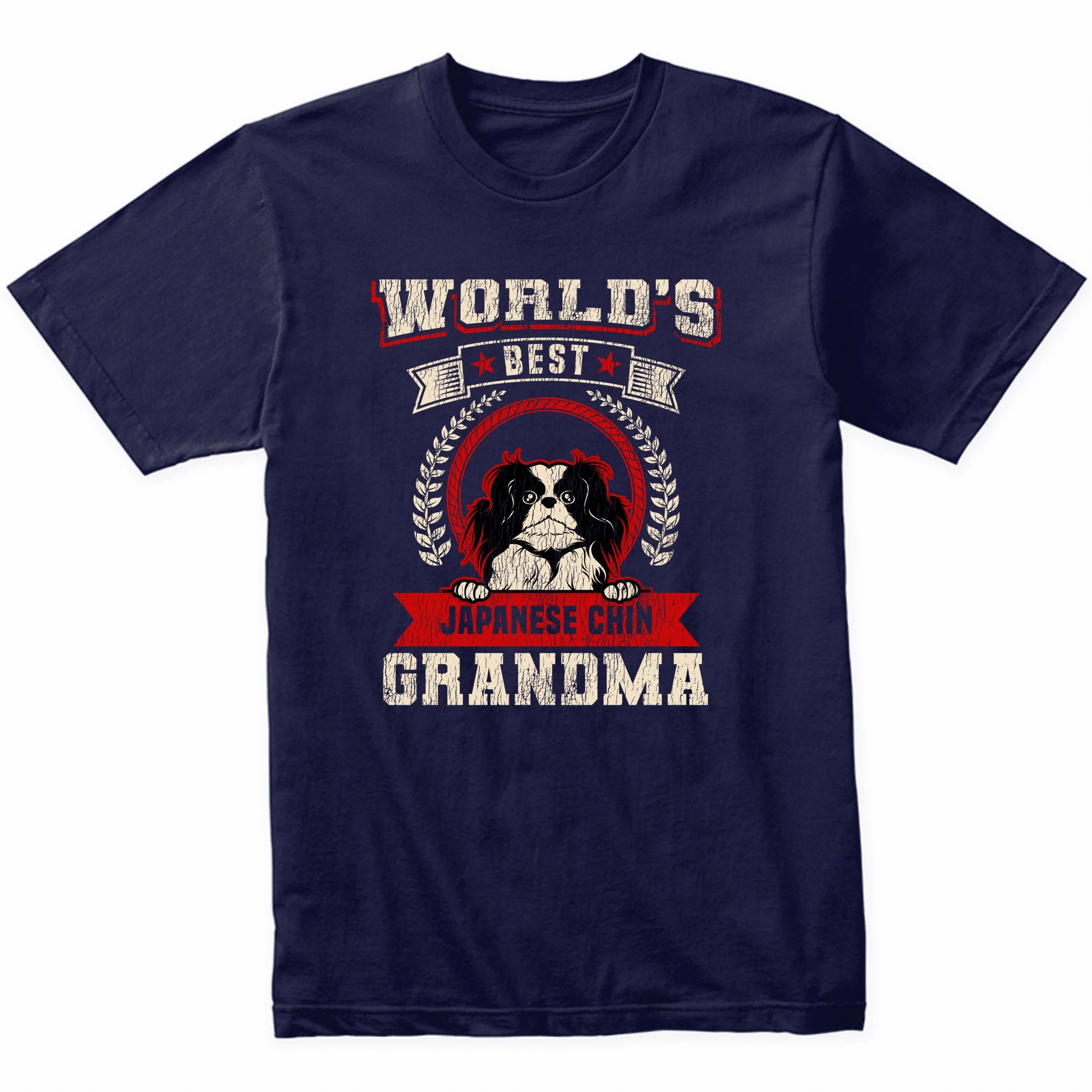 World's Best Japanese Chin Grandma Dog Breed T-Shirt