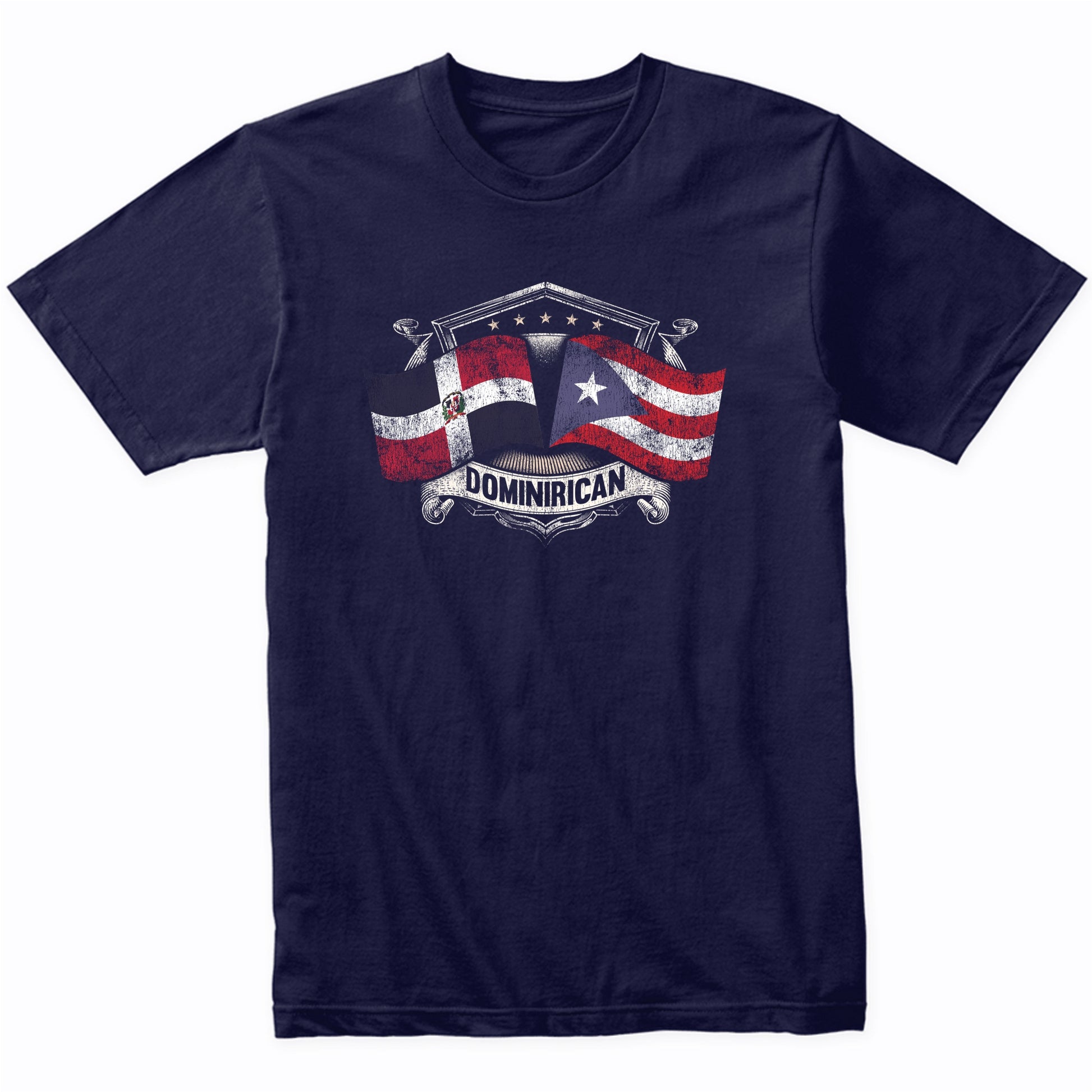 Dominican Republic Puerto Rico Flags Dominirican T-Shirt