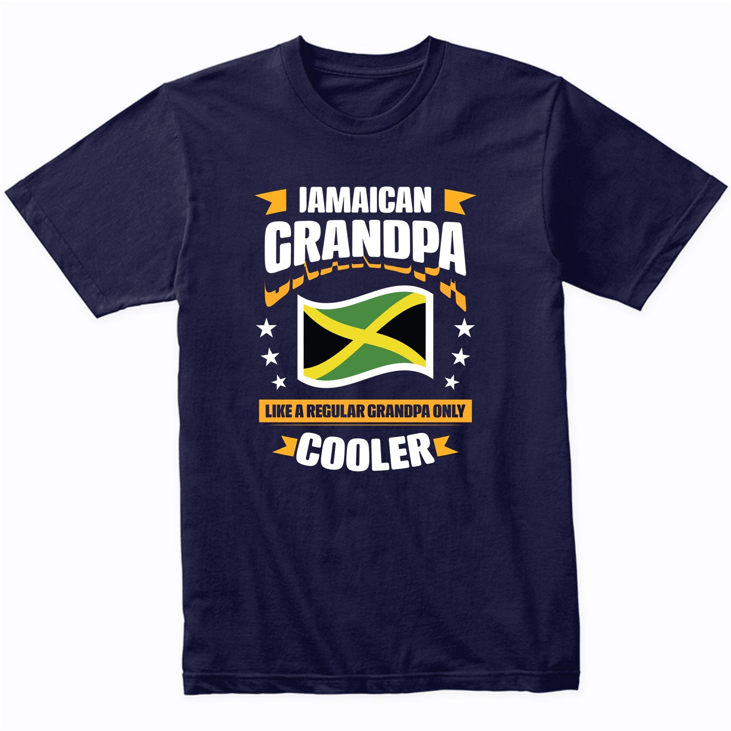 Jamaican Grandpa Like A Regular Grandpa Only Cooler Funny