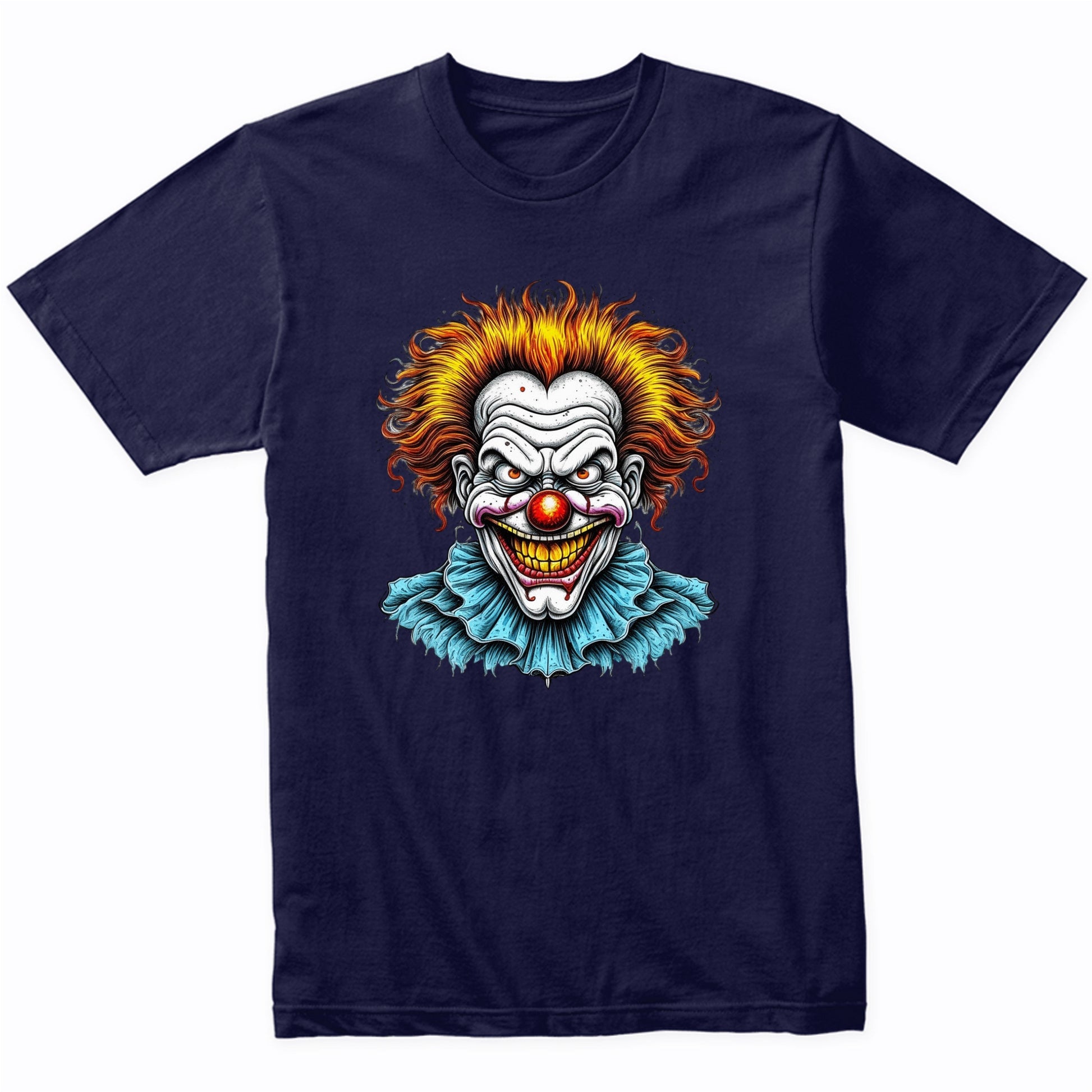Creepy Clown Scary Evil Clown Halloween T-Shirt