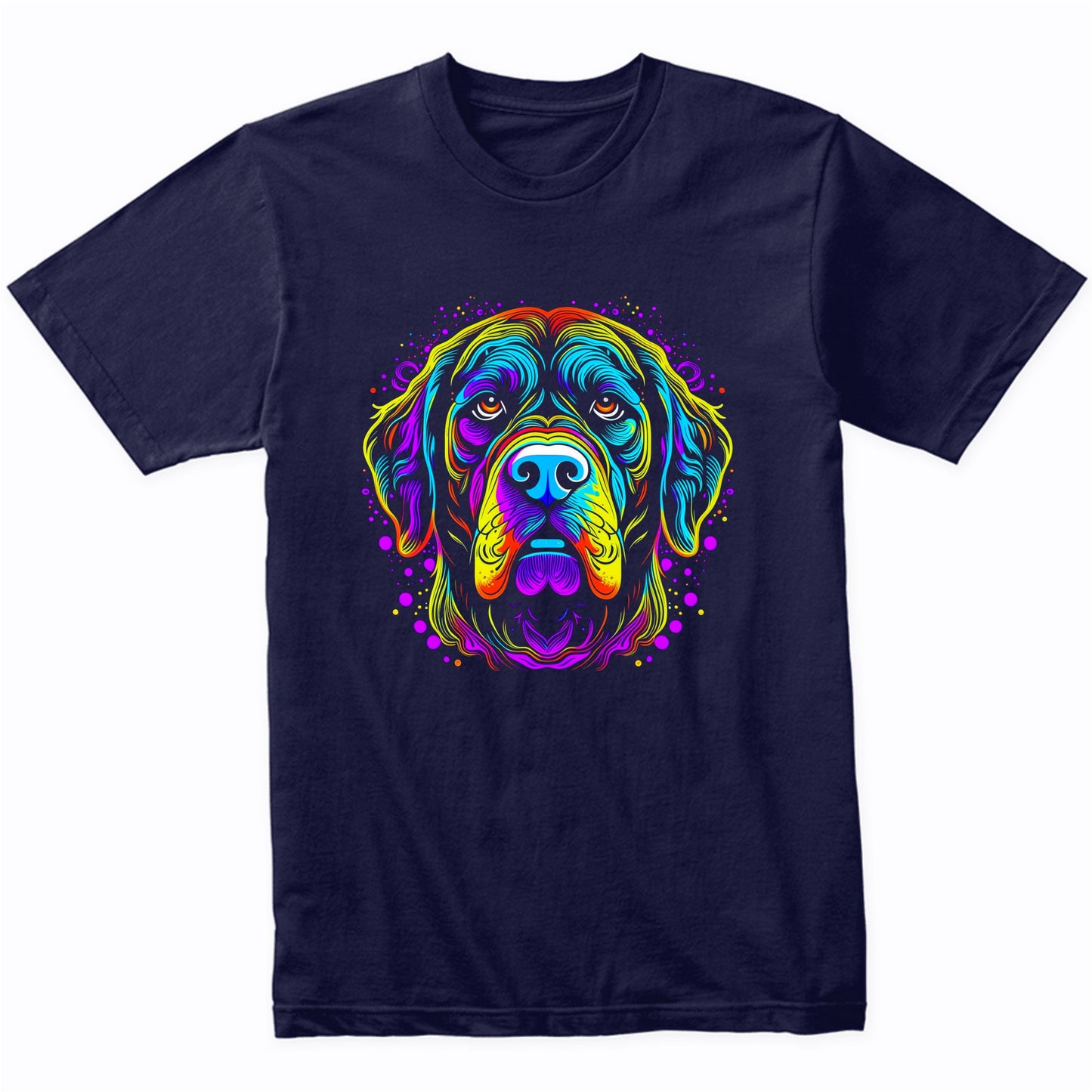 Colorful Bright Greater Swiss Mountain Dog Vibrant Dog Art T-Shirt