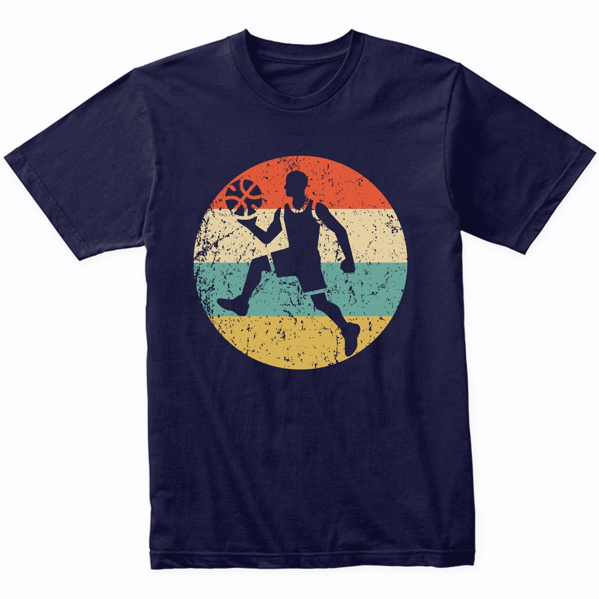 Retro Basketball Player Vintage Style Basketball T-Shirt