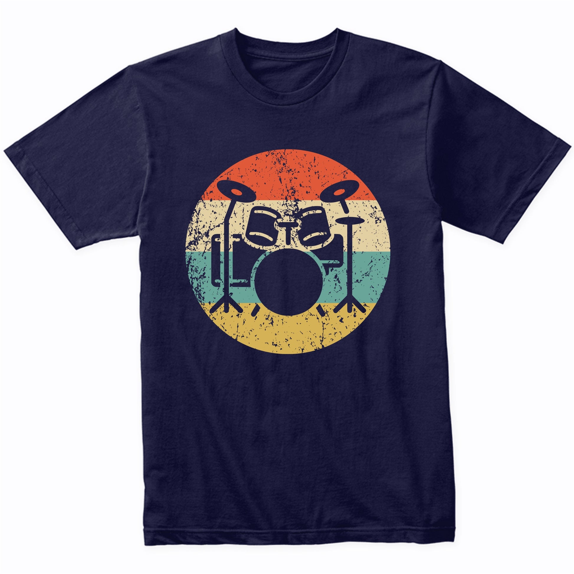 Retro Drum Set Vintage Style Drums Drummer T-Shirt