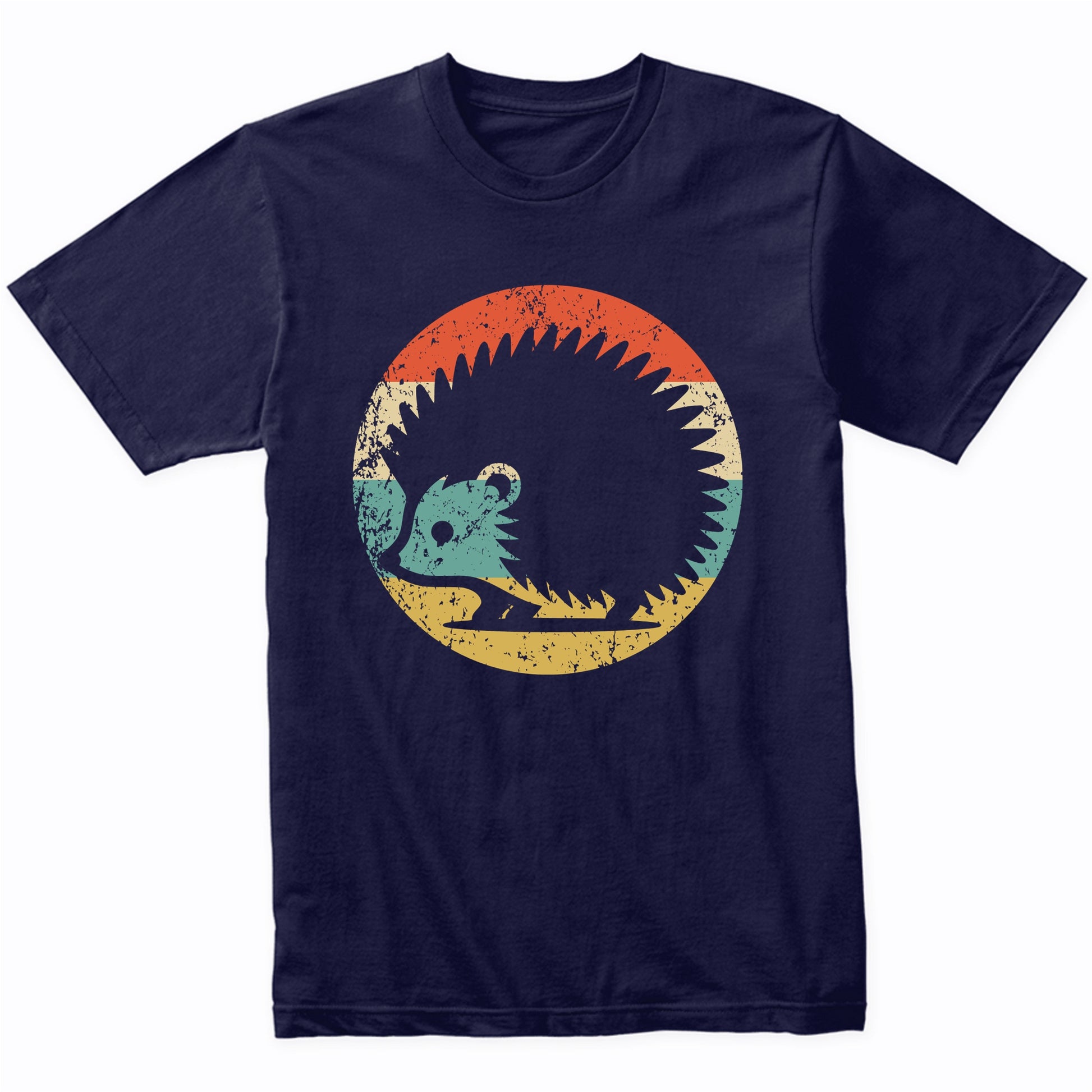 Retro Hedgehog Hedgepig Vintage Style Cute Animal T-Shirt