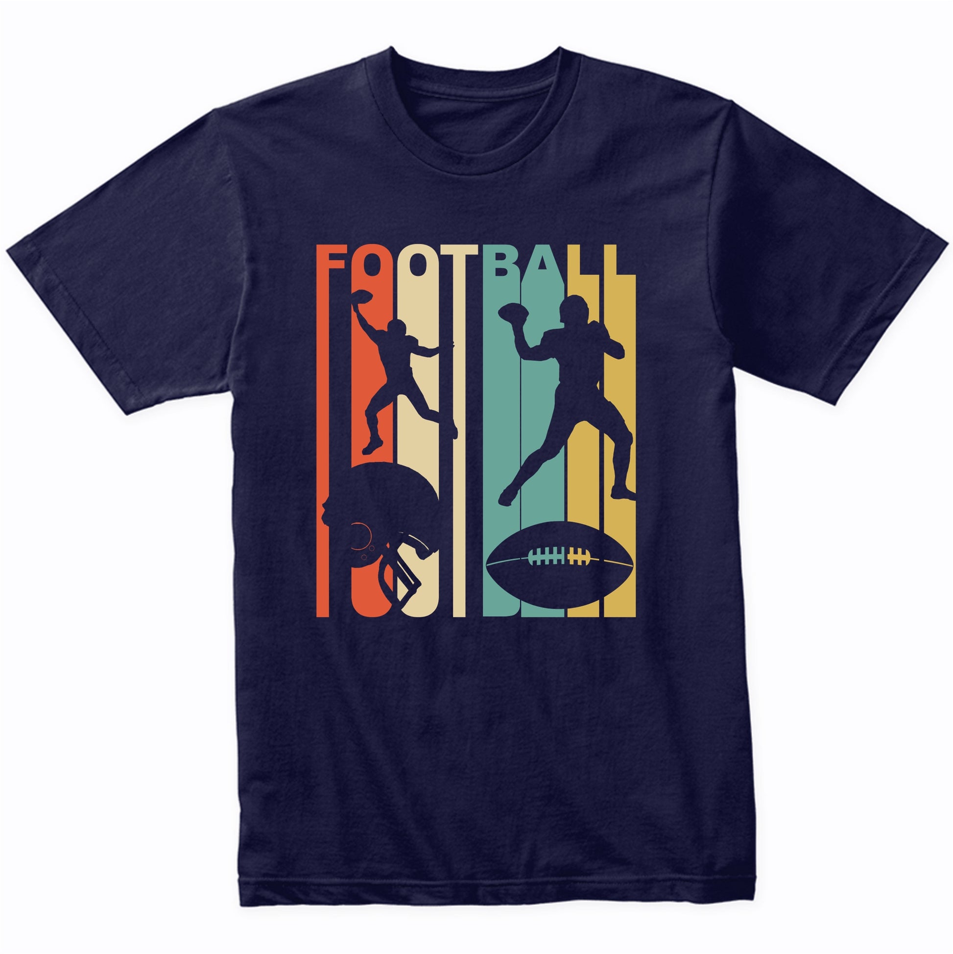 Vintage Retro 1970's Style Football T-Shirt