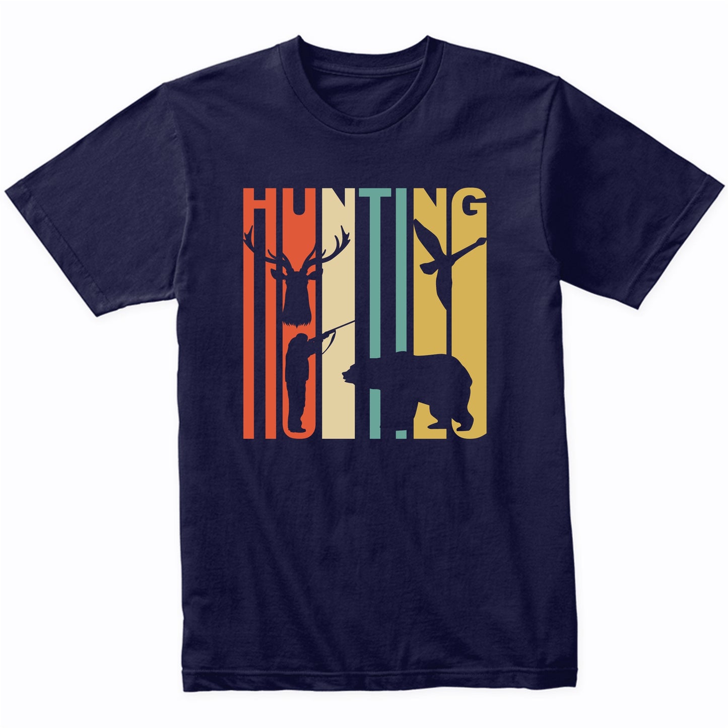 Vintage Retro 1970's Style Hunting T-Shirt