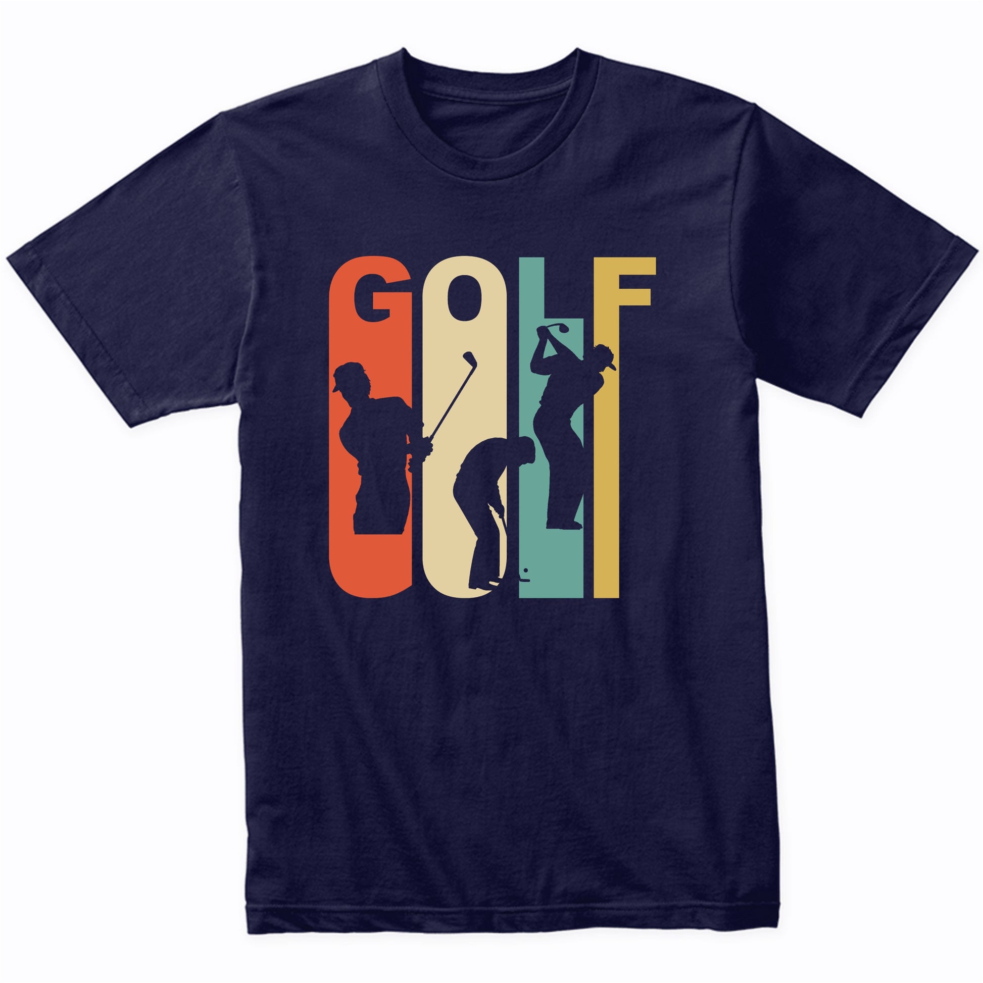 Vintage Retro 1970's Style Golf Golfing T-Shirt
