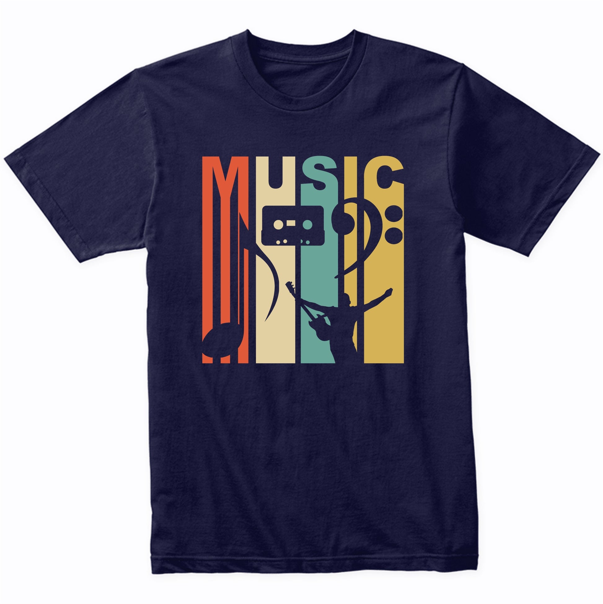 Vintage Retro 1970's Style Music T-Shirt