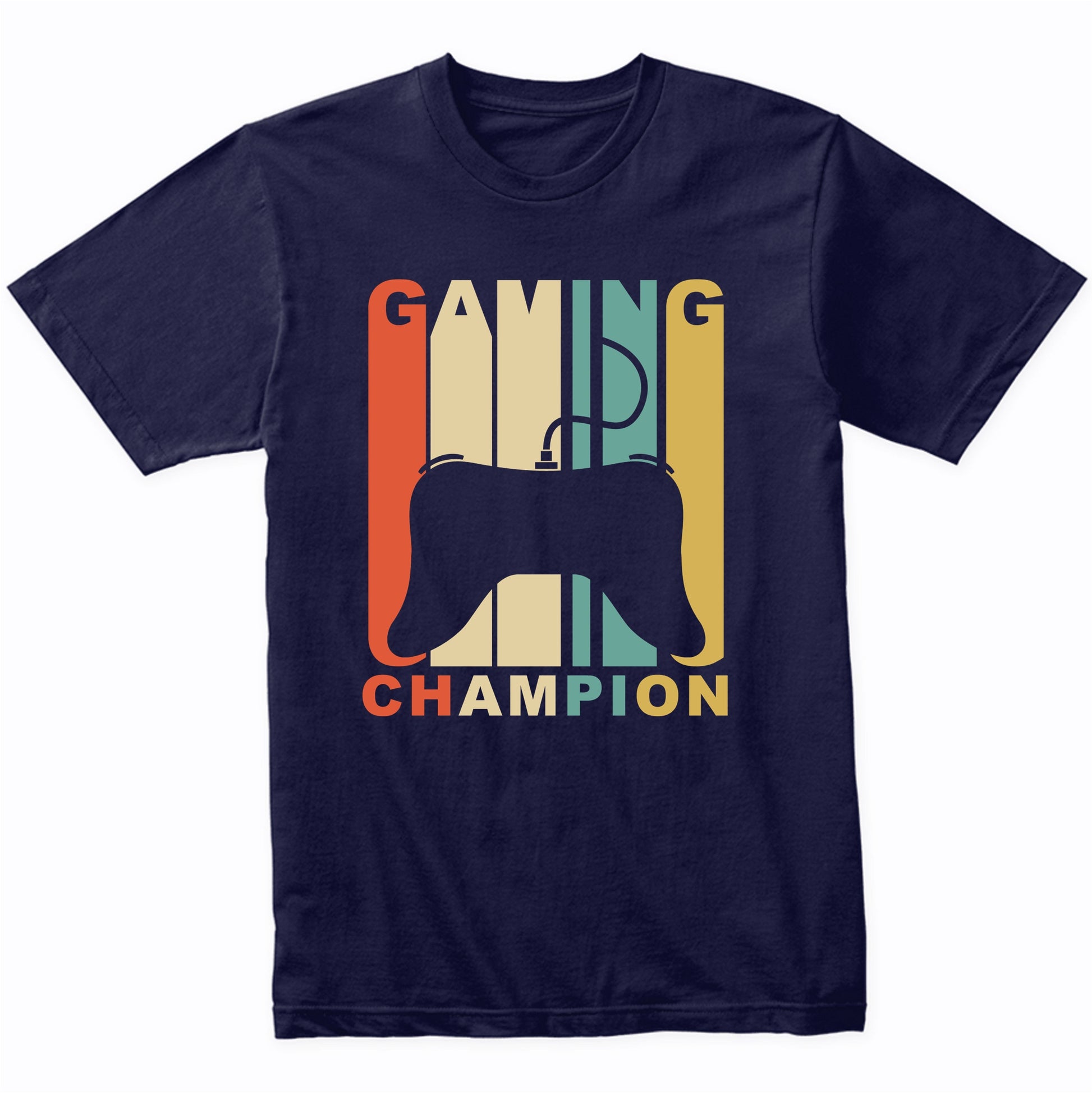 Vintage 1970's Style Gaming Champion Retro Gamer T-Shirt