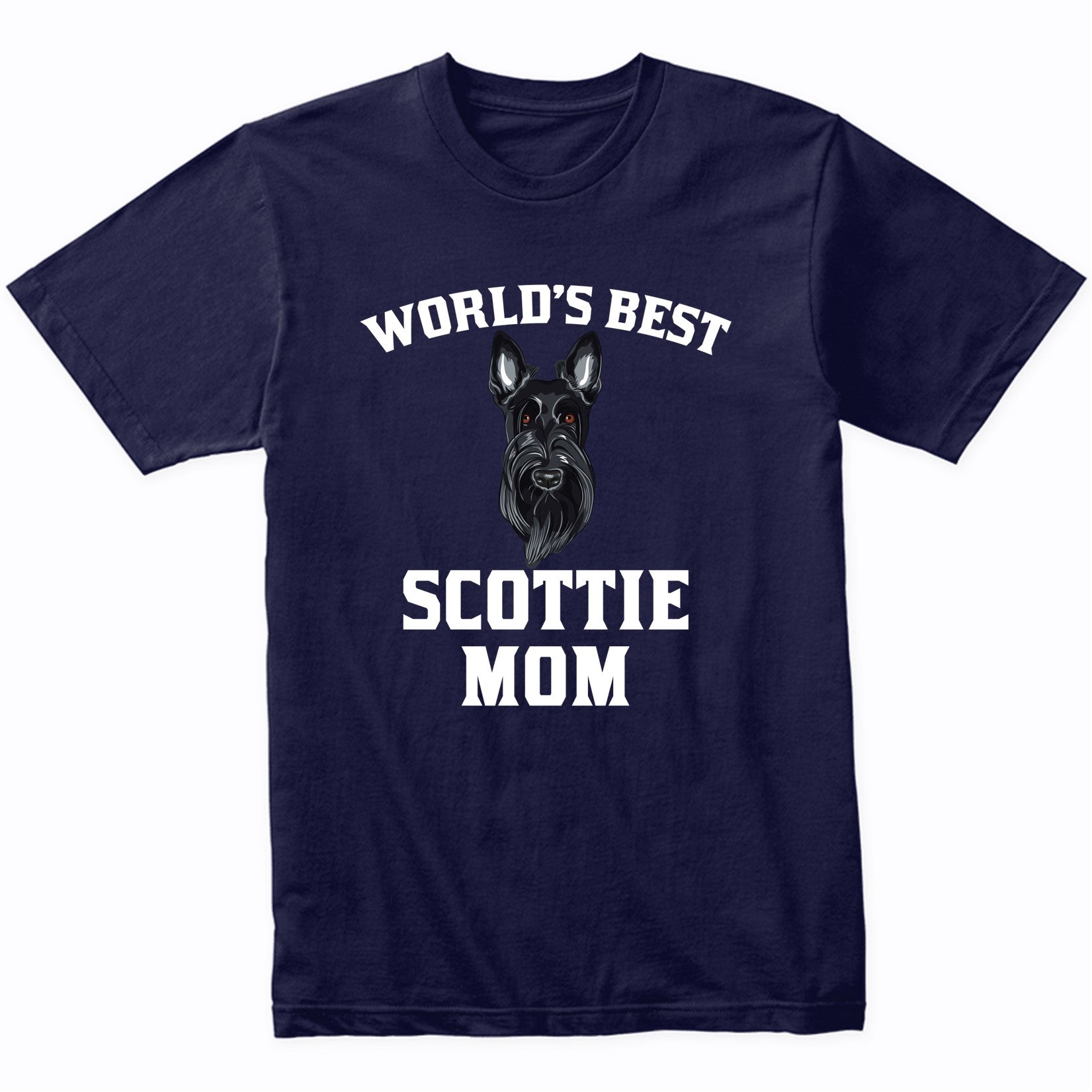 World's Best Scottie Mom Dog Owner Graphic T-Shirt