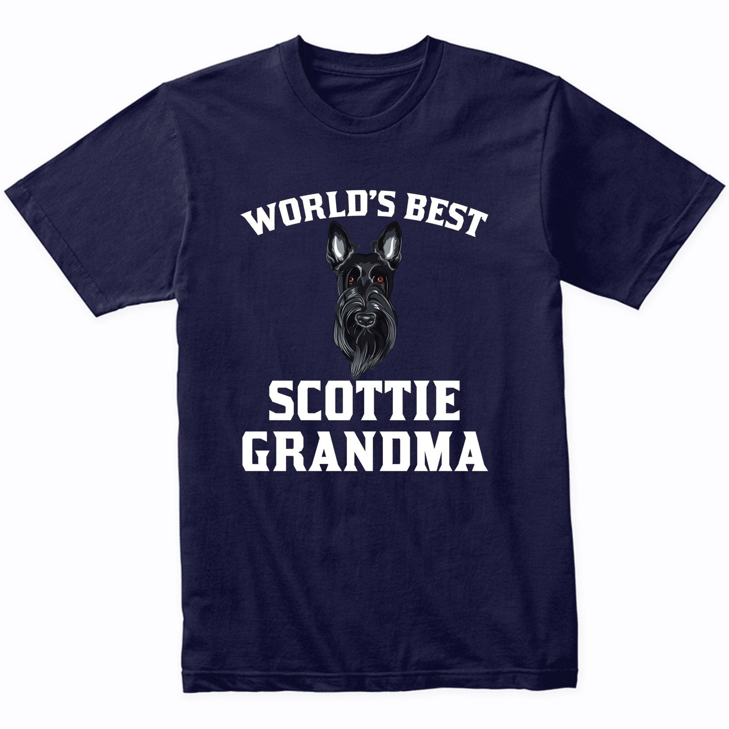 World's Best Scottie Grandma Dog Graphic T-Shirt