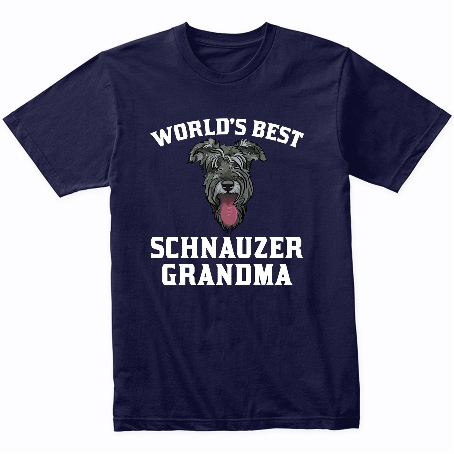 World's Best Schnauzer Grandma Dog Graphic T-Shirt