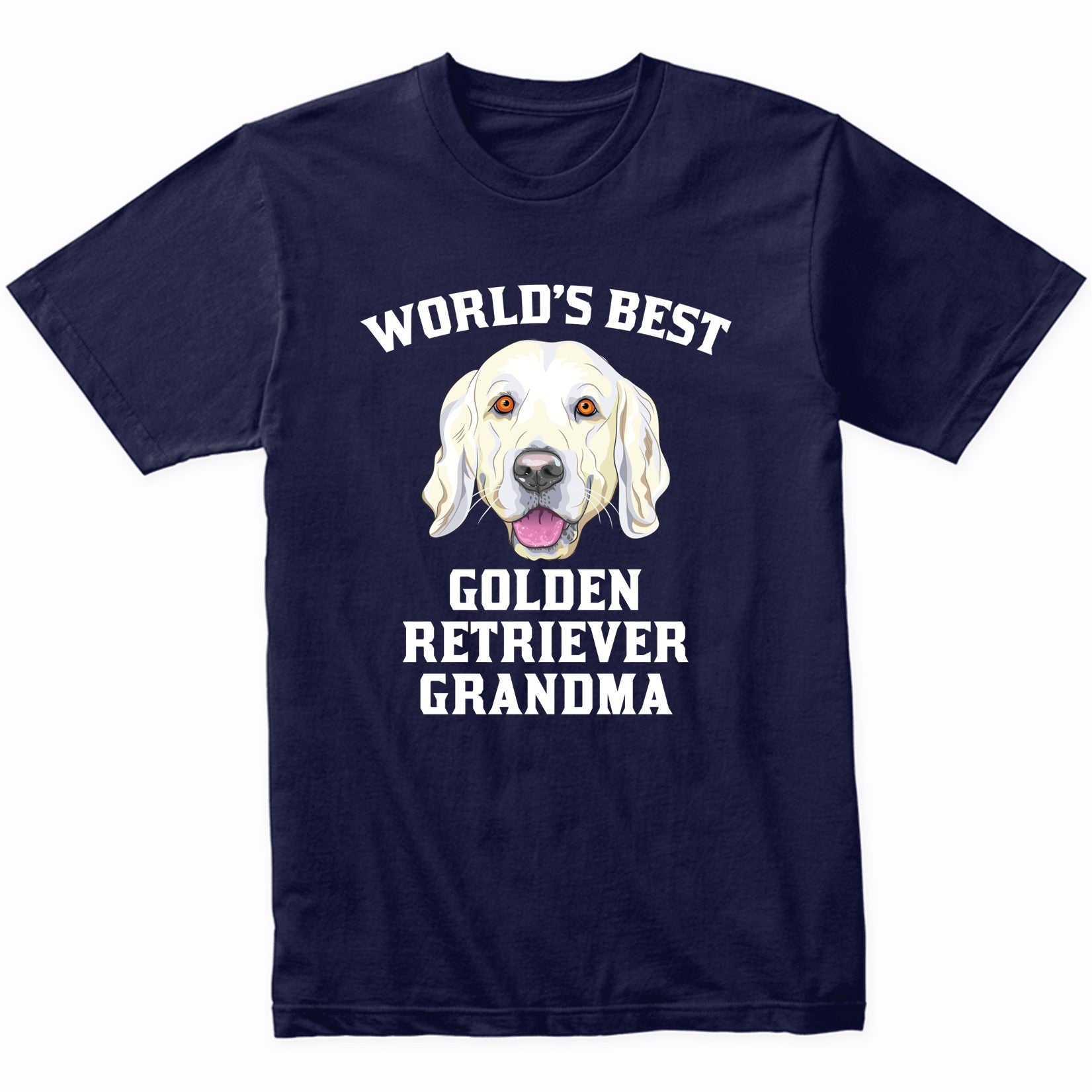 World's Best Golden Retriever Grandma Dog Graphic T-Shirt