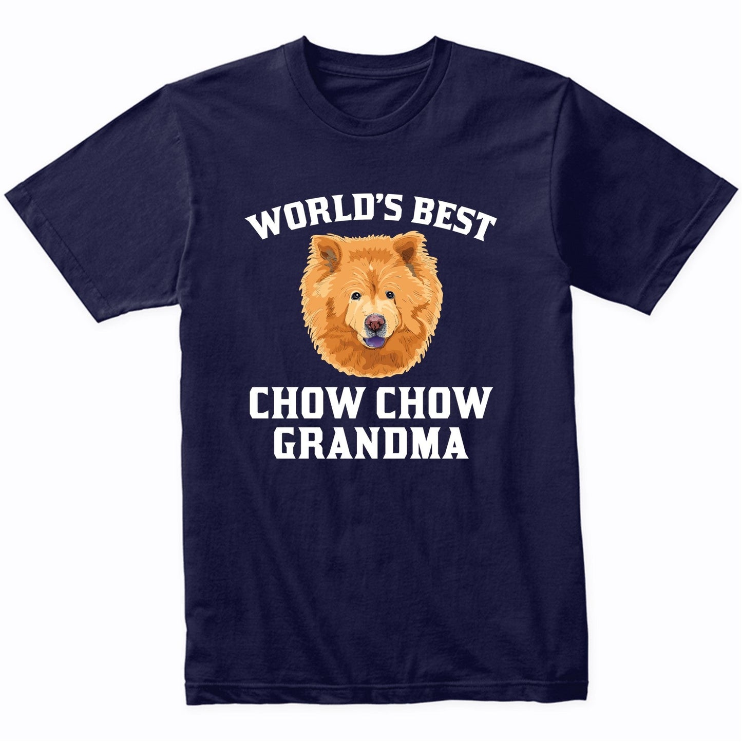 World's Best Chow Chow Grandma Dog Graphic T-Shirt