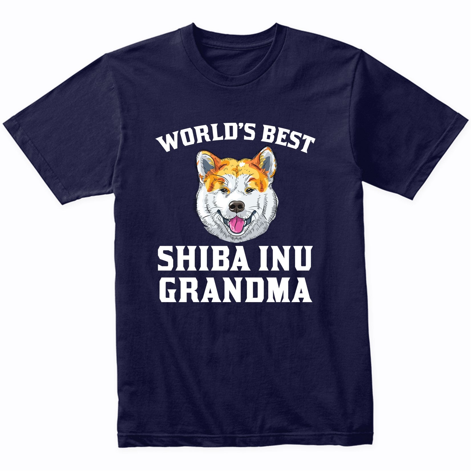 World's Best Shiba Inu Grandma Dog Graphic T-Shirt