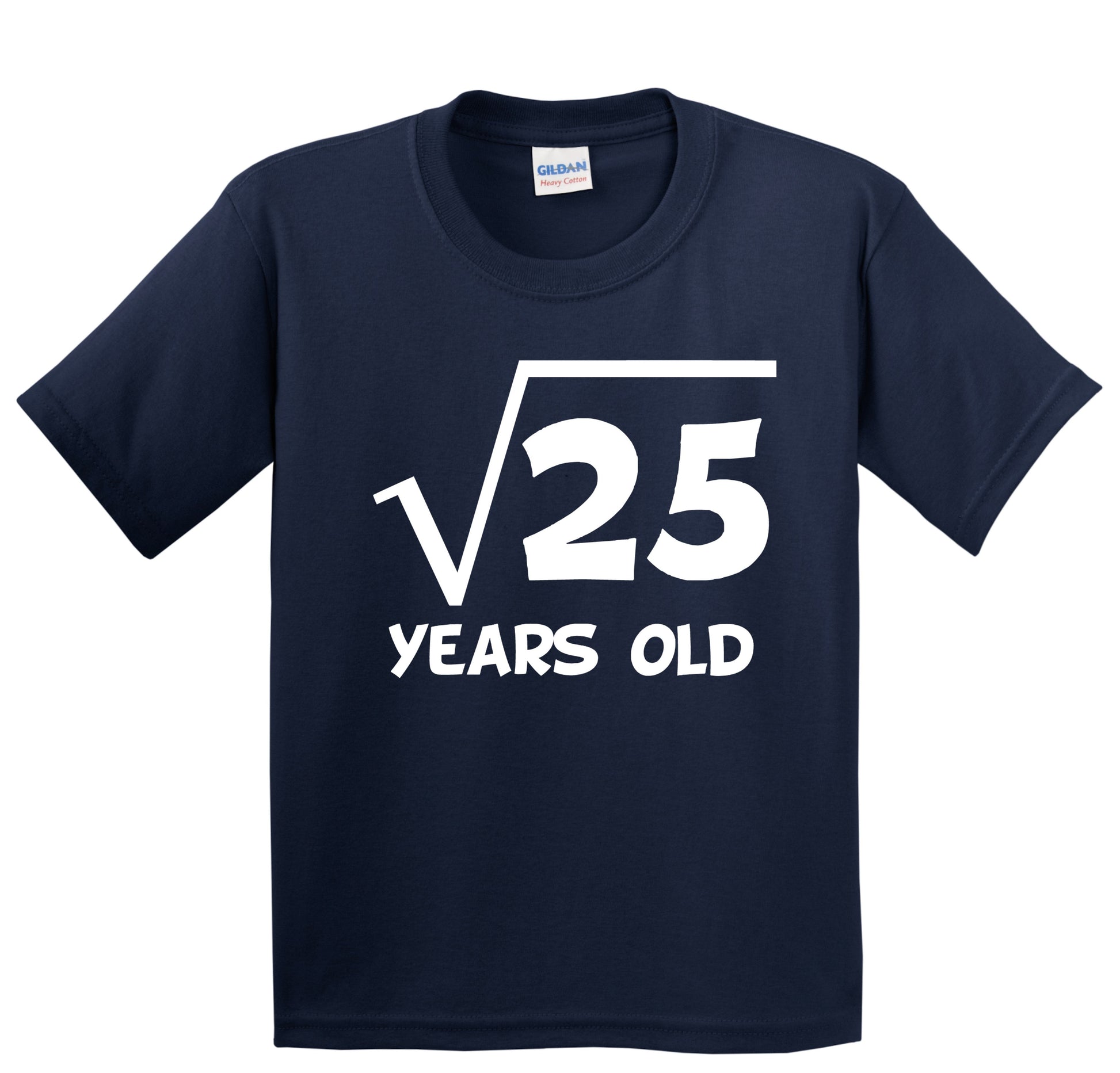 Kids 5th Birthday Shirt Square Root 5 Years Old Math T-Shirt