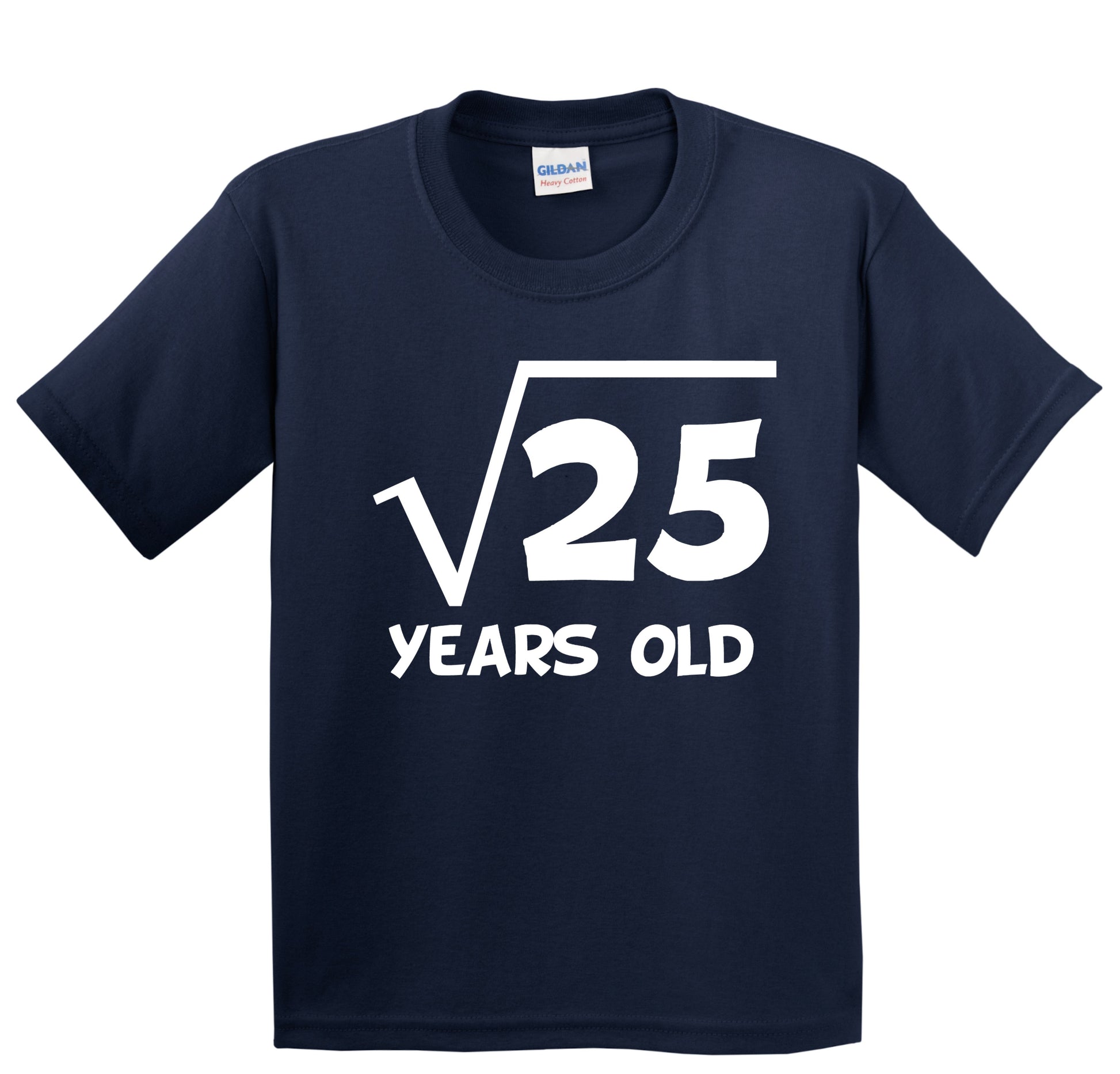 Kids 5th Birthday Shirt Square Root 5 Years Old Math T-Shirt