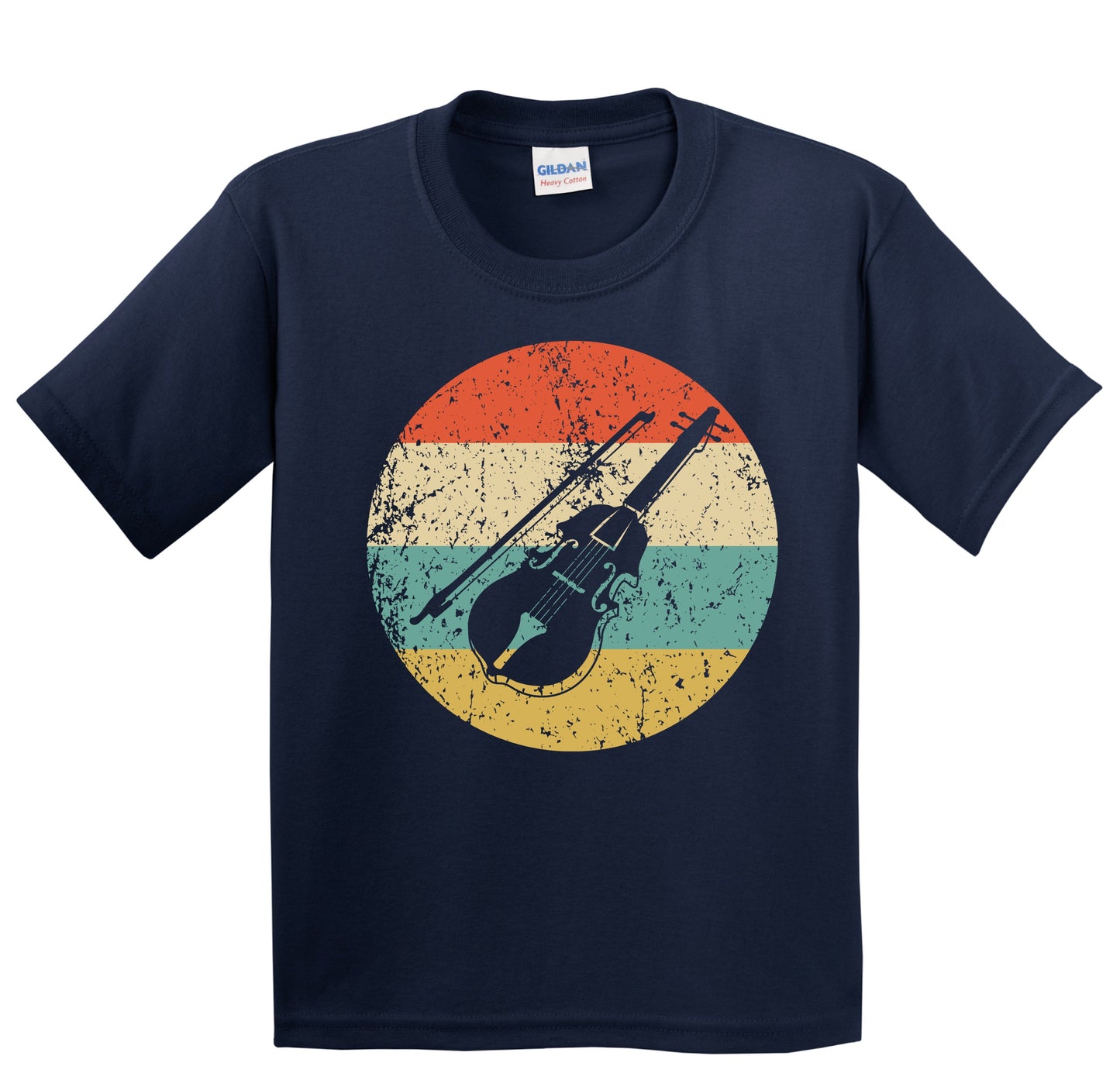 Violin Viola Retro Music Musician Musical Instrument Youth T-Shirt