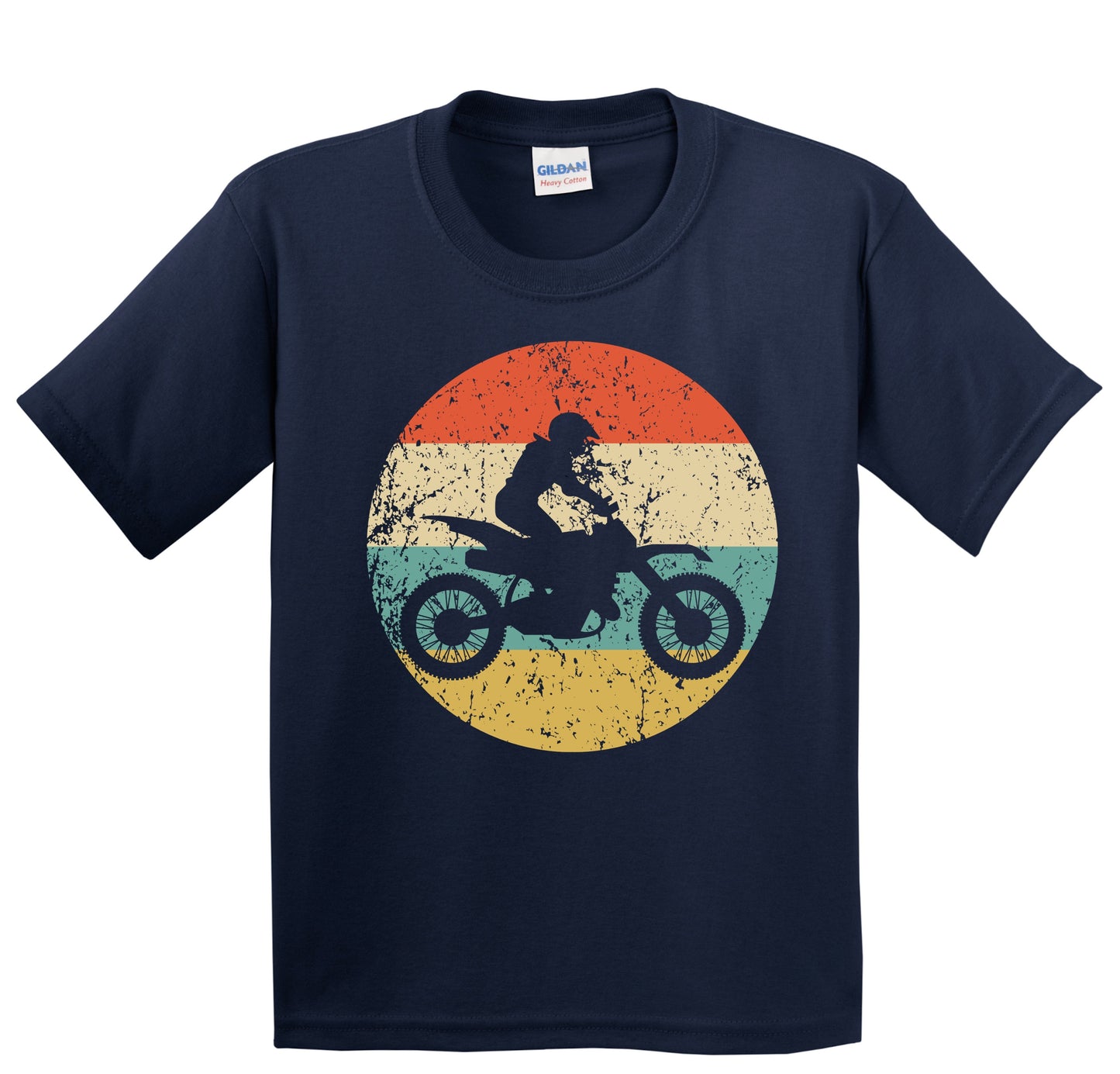 Dirt Biking Motocross Dirt Biker Retro Extreme Sports Youth T-Shirt