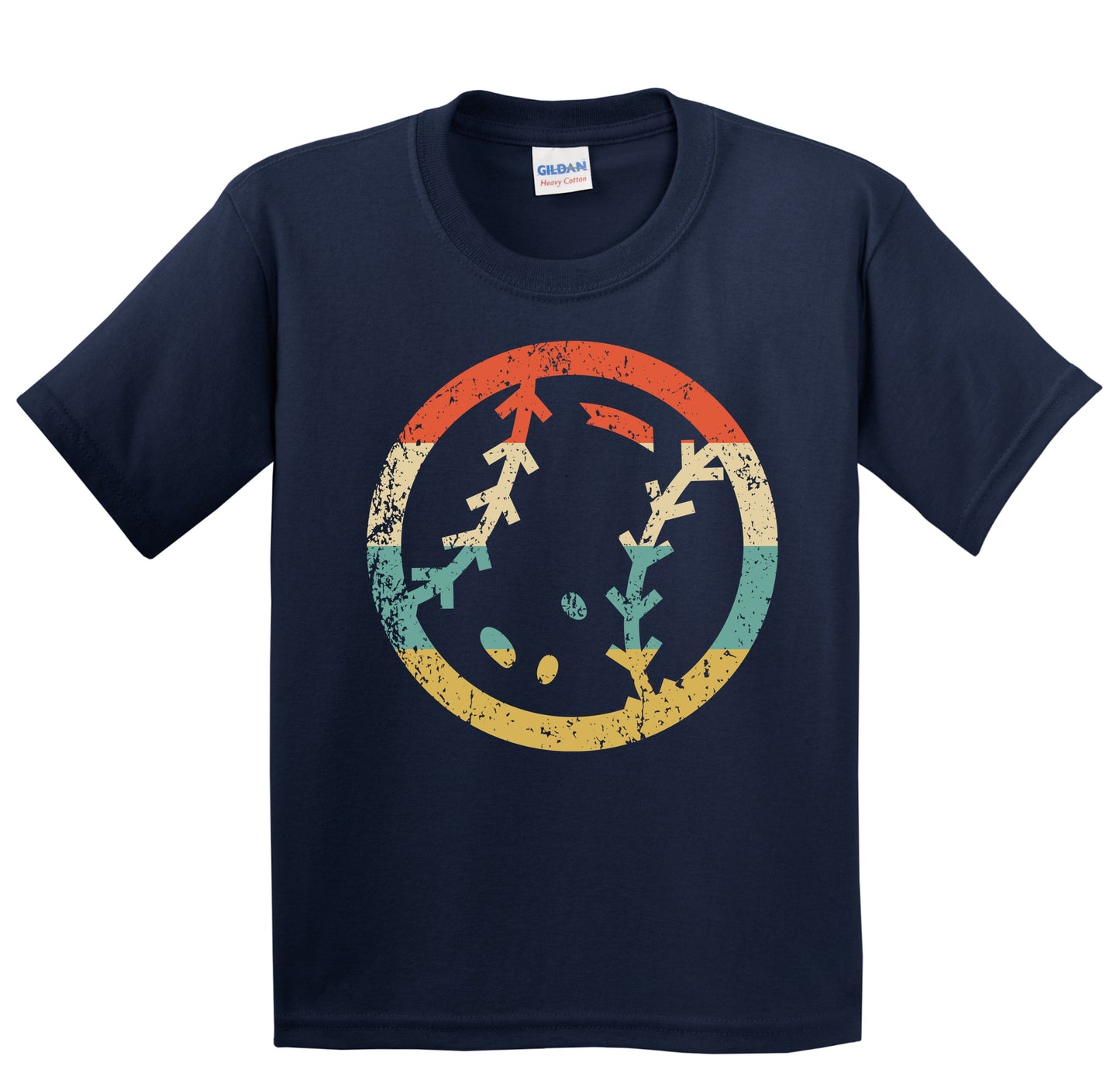 Baseball Ball Icon Retro Baseball Youth T-Shirt