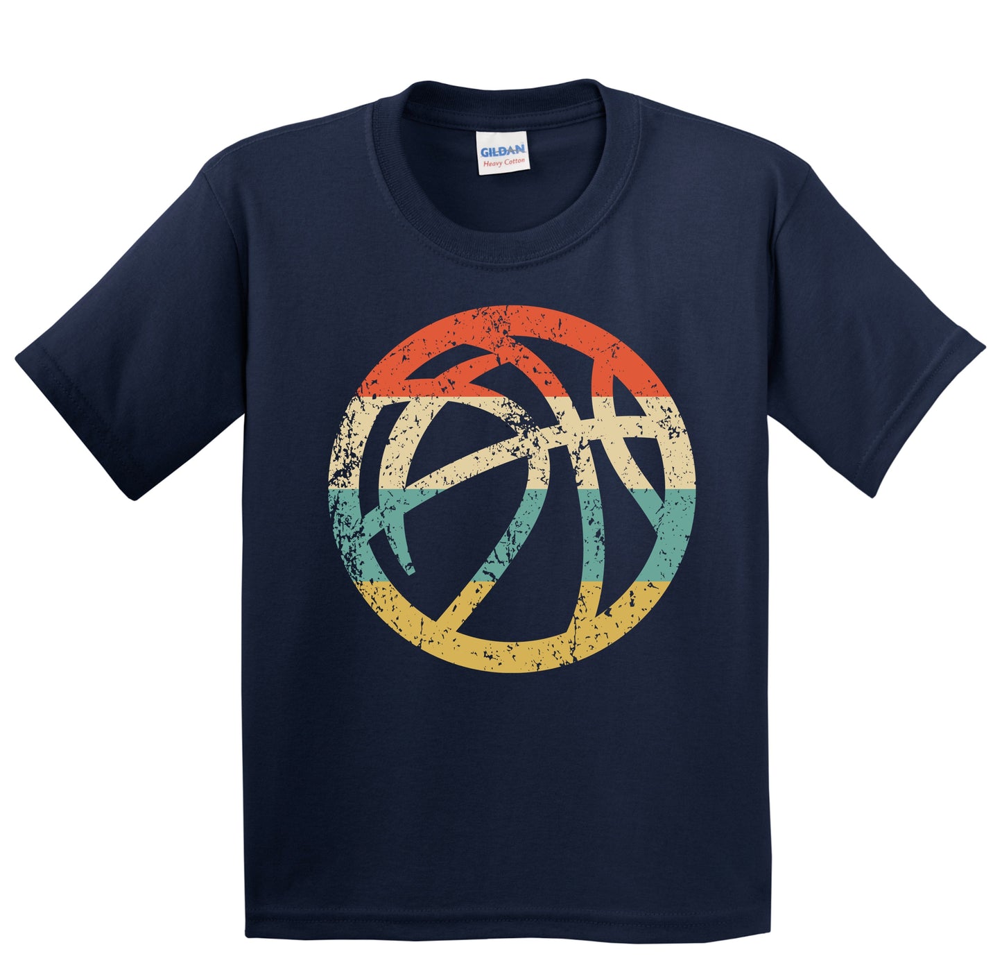 Basketball Icon Retro Basketball Youth T-Shirt