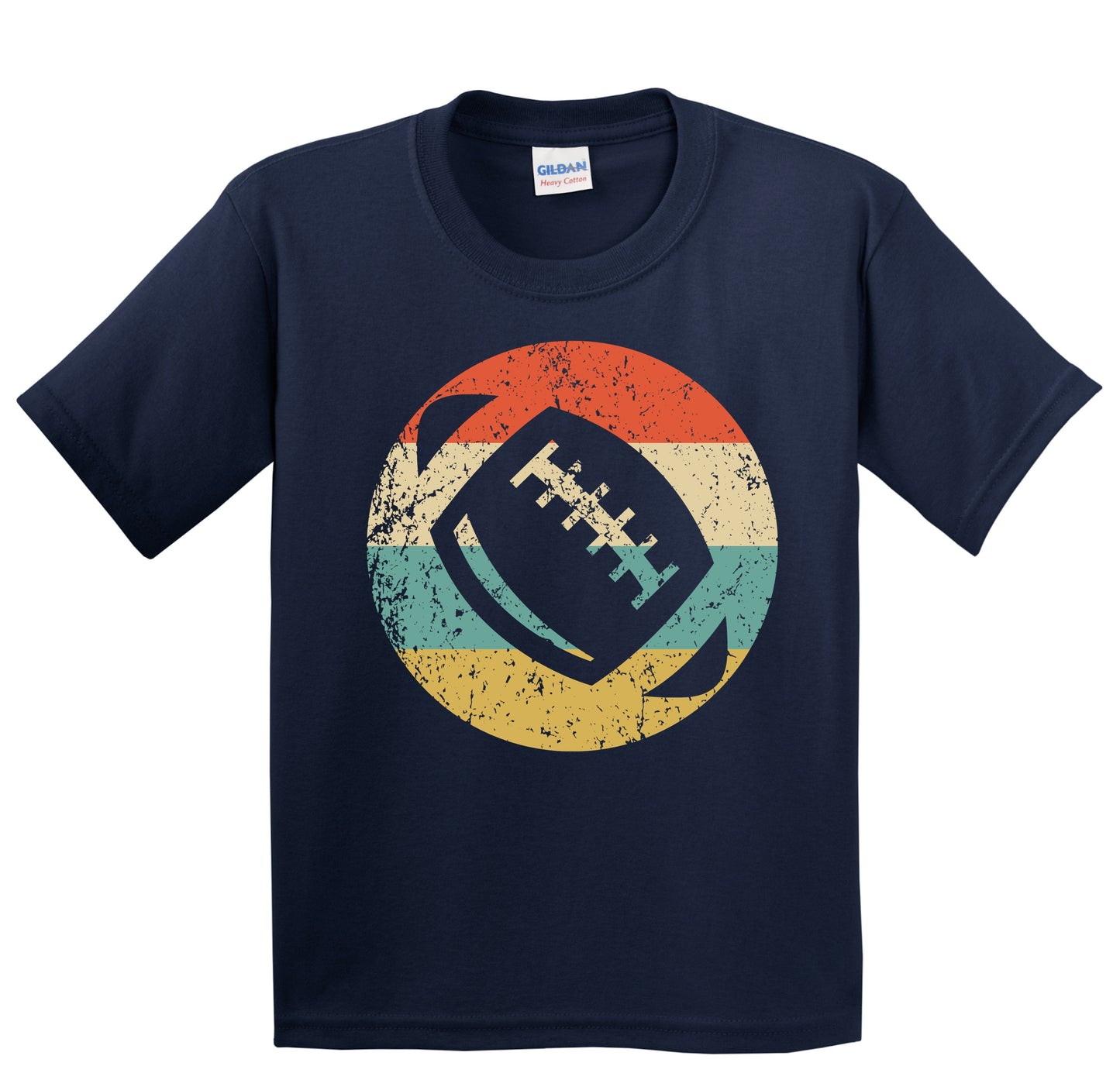 Football Ball Icon Retro Football Youth T-Shirt