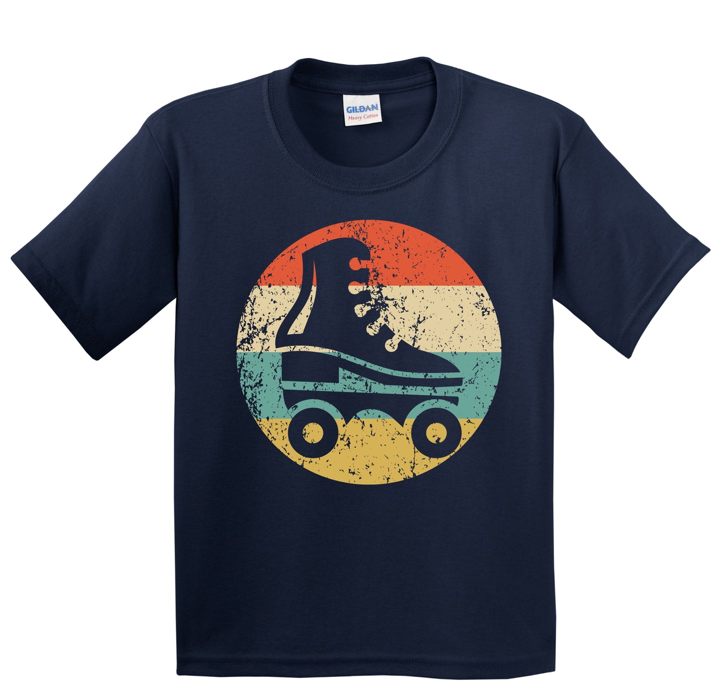 Roller Skate Icon Retro Roller Derby Youth T-Shirt