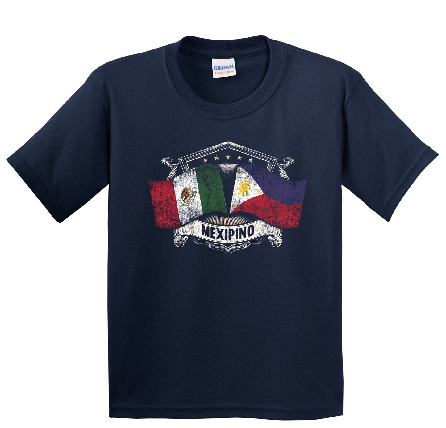 Mexico Philippines Flags Mexican Filipino Mexipino Youth T-Shirt