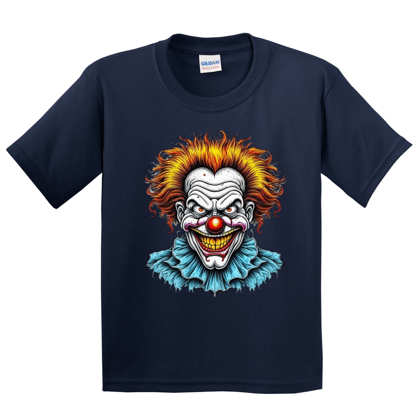 Creepy Clown Scary Evil Clown Halloween Youth T-Shirt