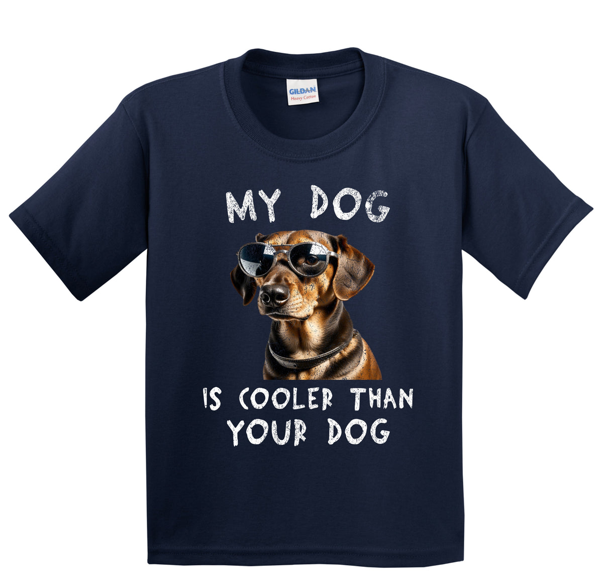Dachshund My Dog Is Cooler Than Your Dog Funny Dog Owner Youth T-Shirt