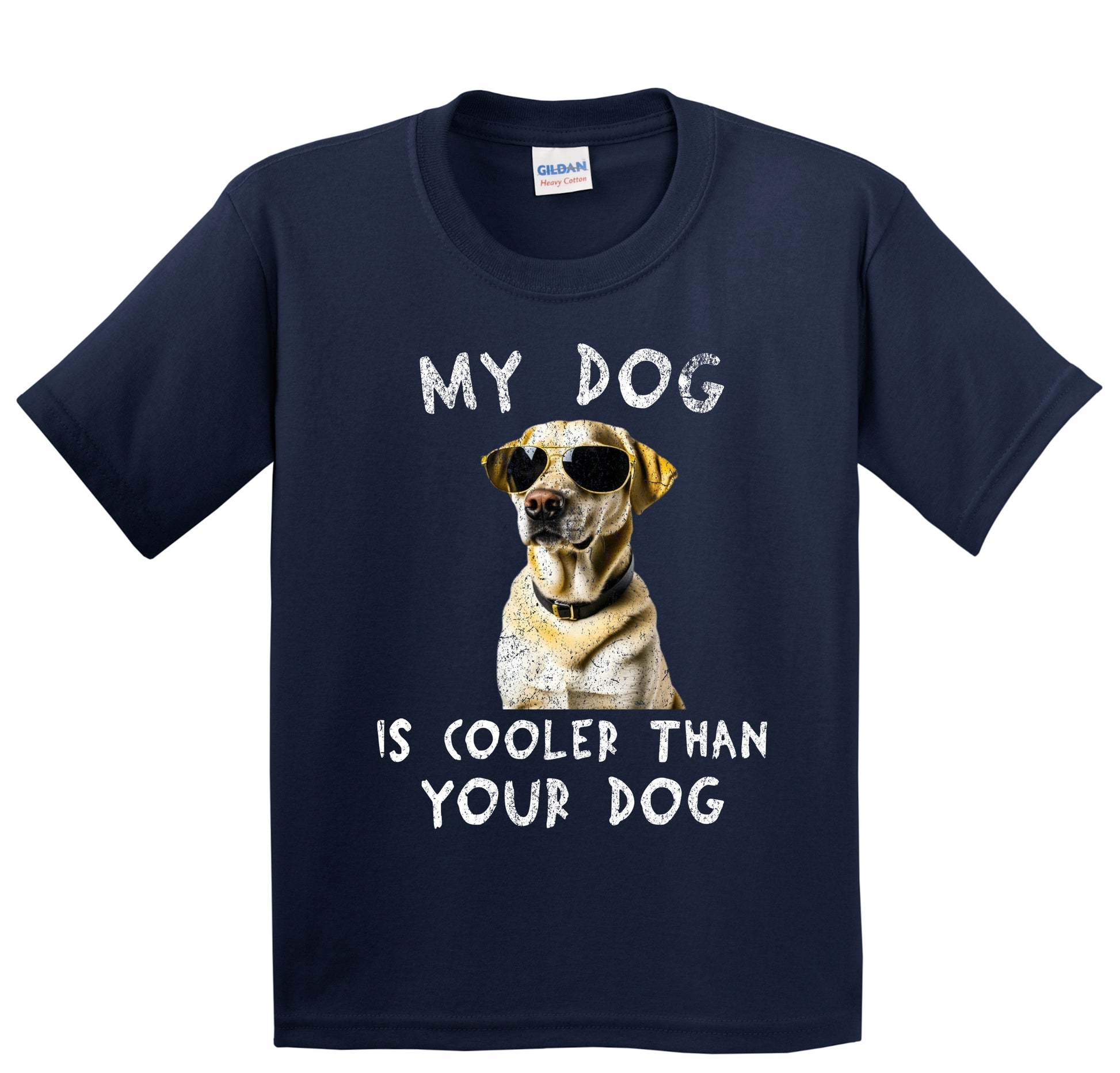 Labrador Retriever My Dog Is Cooler Than Your Dog Funny Dog Owner Youth T-Shirt