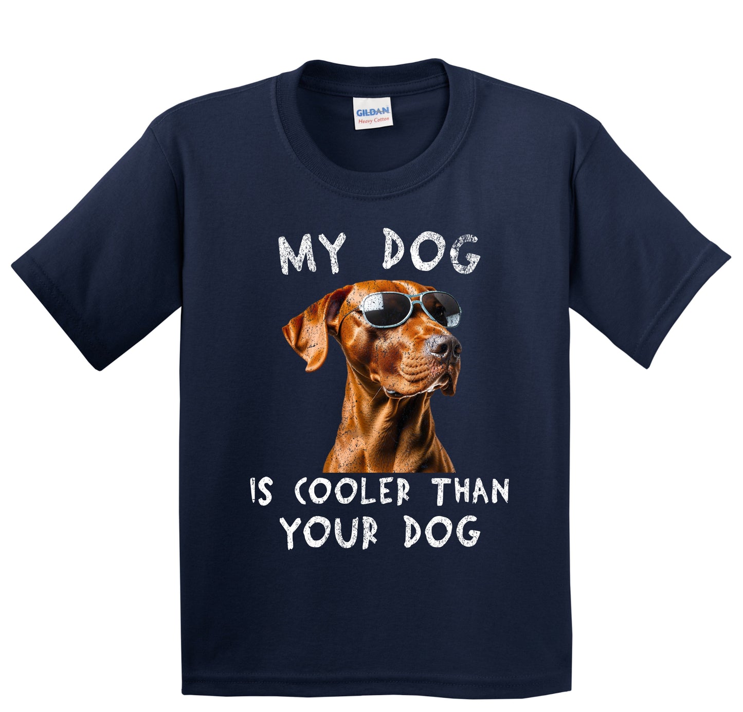 Vizsla My Dog Is Cooler Than Your Dog Funny Dog Owner Youth T-Shirt