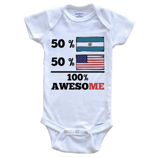 Half Argentinian Half American Baby Onesie