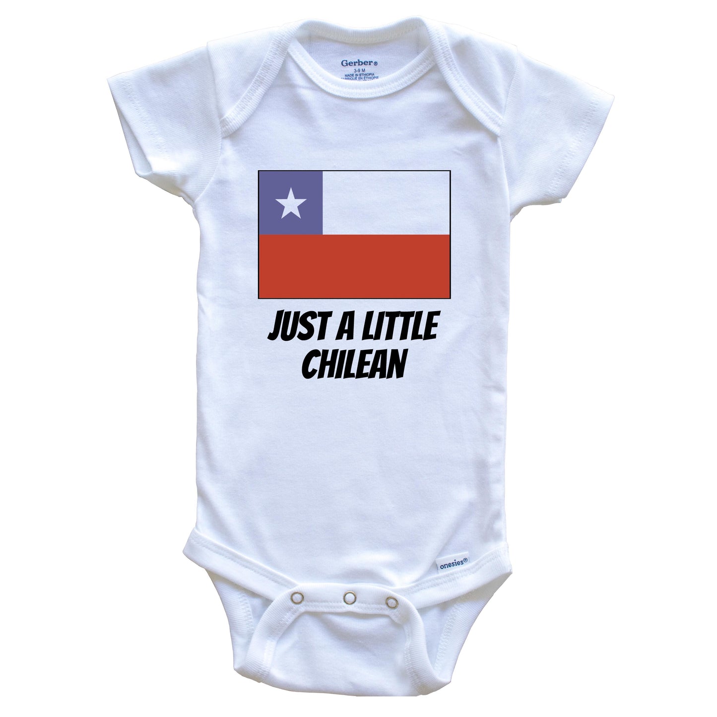 Just A Little Chilean Cute Chile Flag Baby Onesie