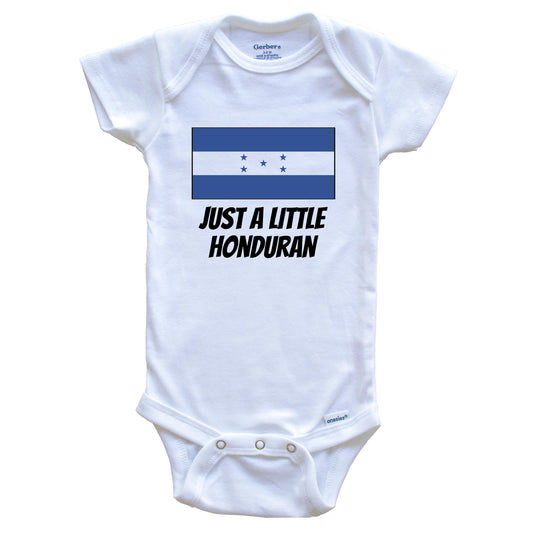 Just A Little Honduran Cute Honduras Flag Baby Onesie